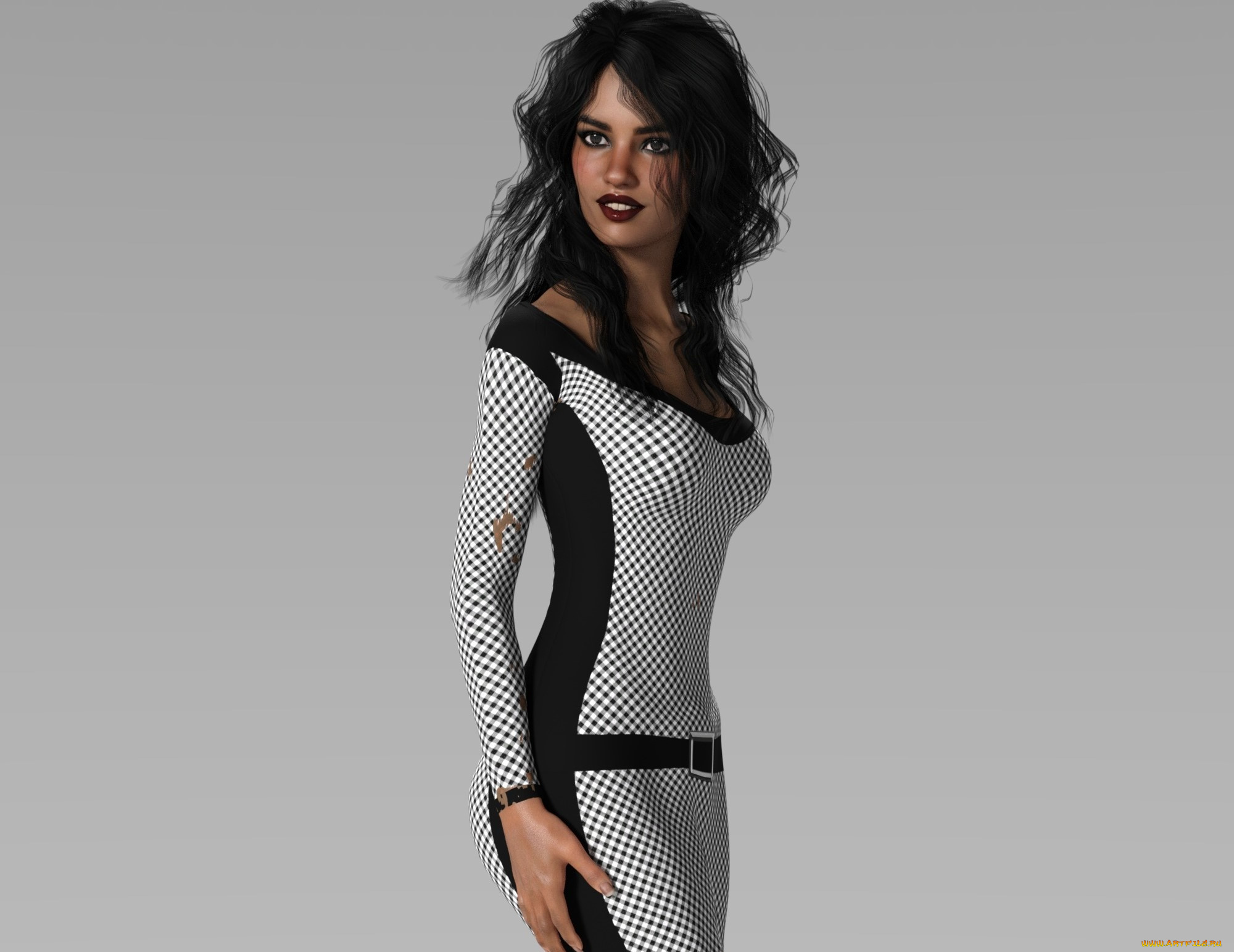 3д, графика, люди, , people, девушка, фон, взгляд