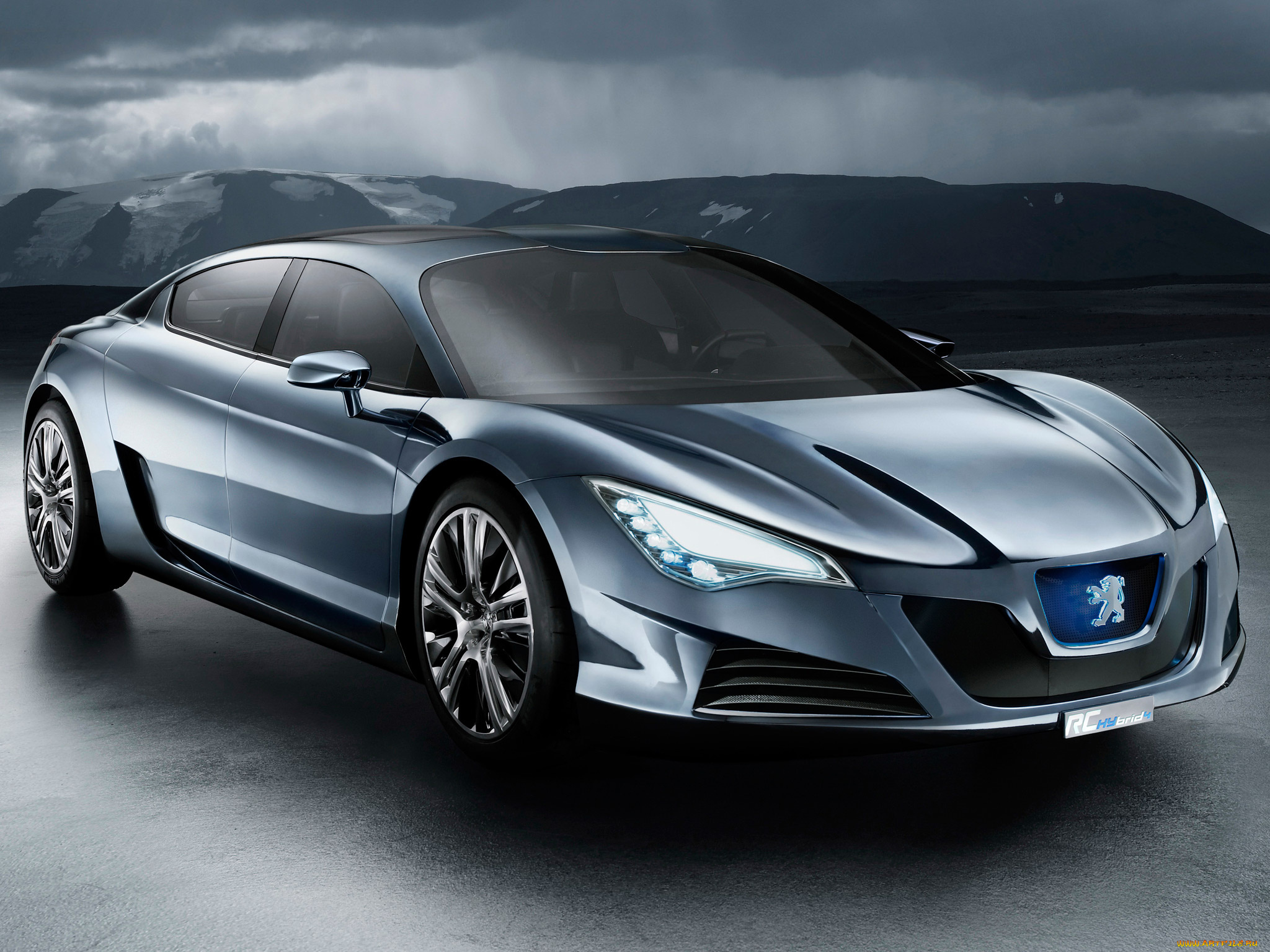 peugeot, rc, hybrid, 4, concept, 2008, автомобили, peugeot, 2008, rc, hybrid, 4, concept