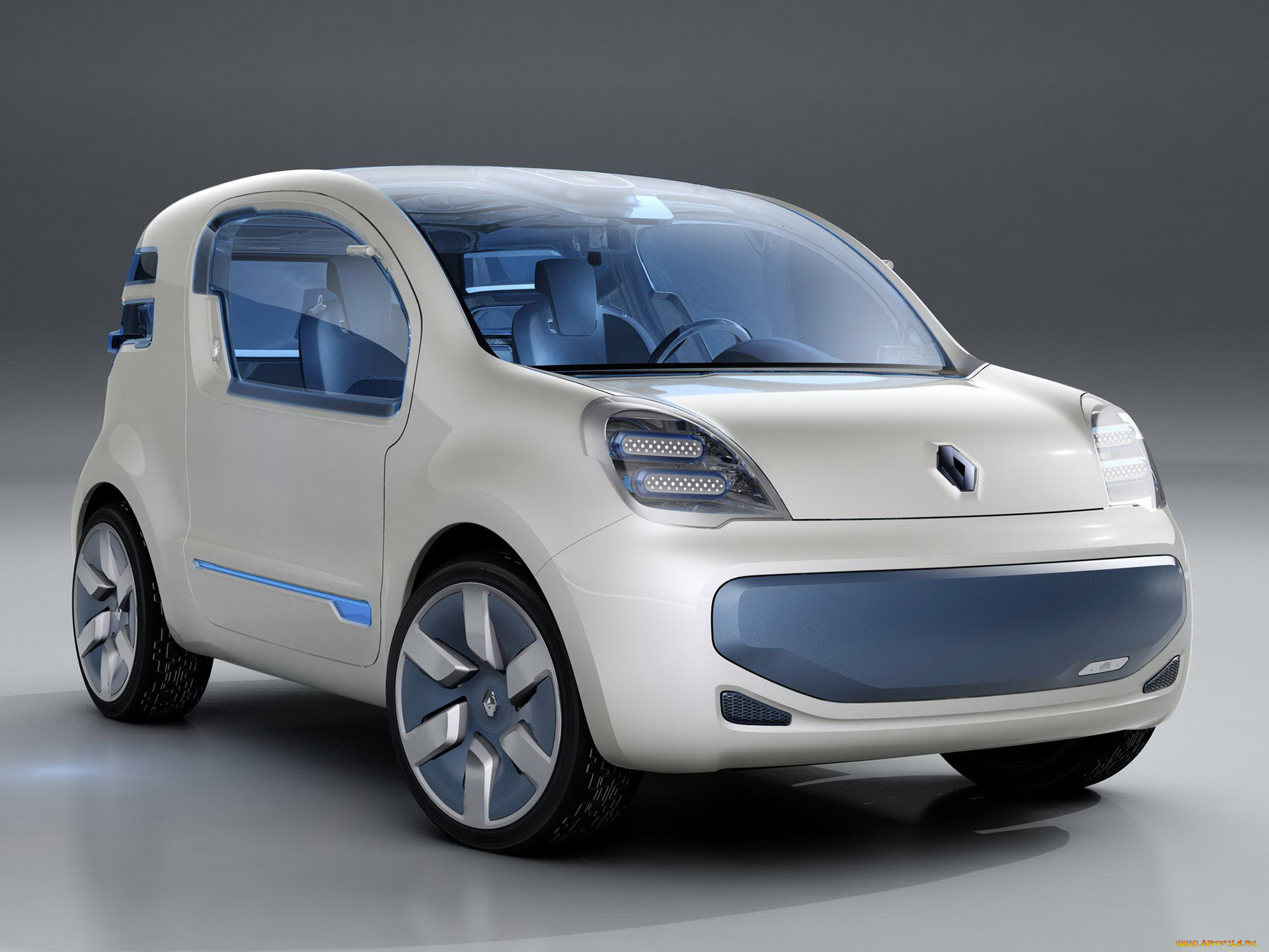 renault, kangoo, z-e, concept, 2009, автомобили, renault, kangoo, z-e, concept, 2009