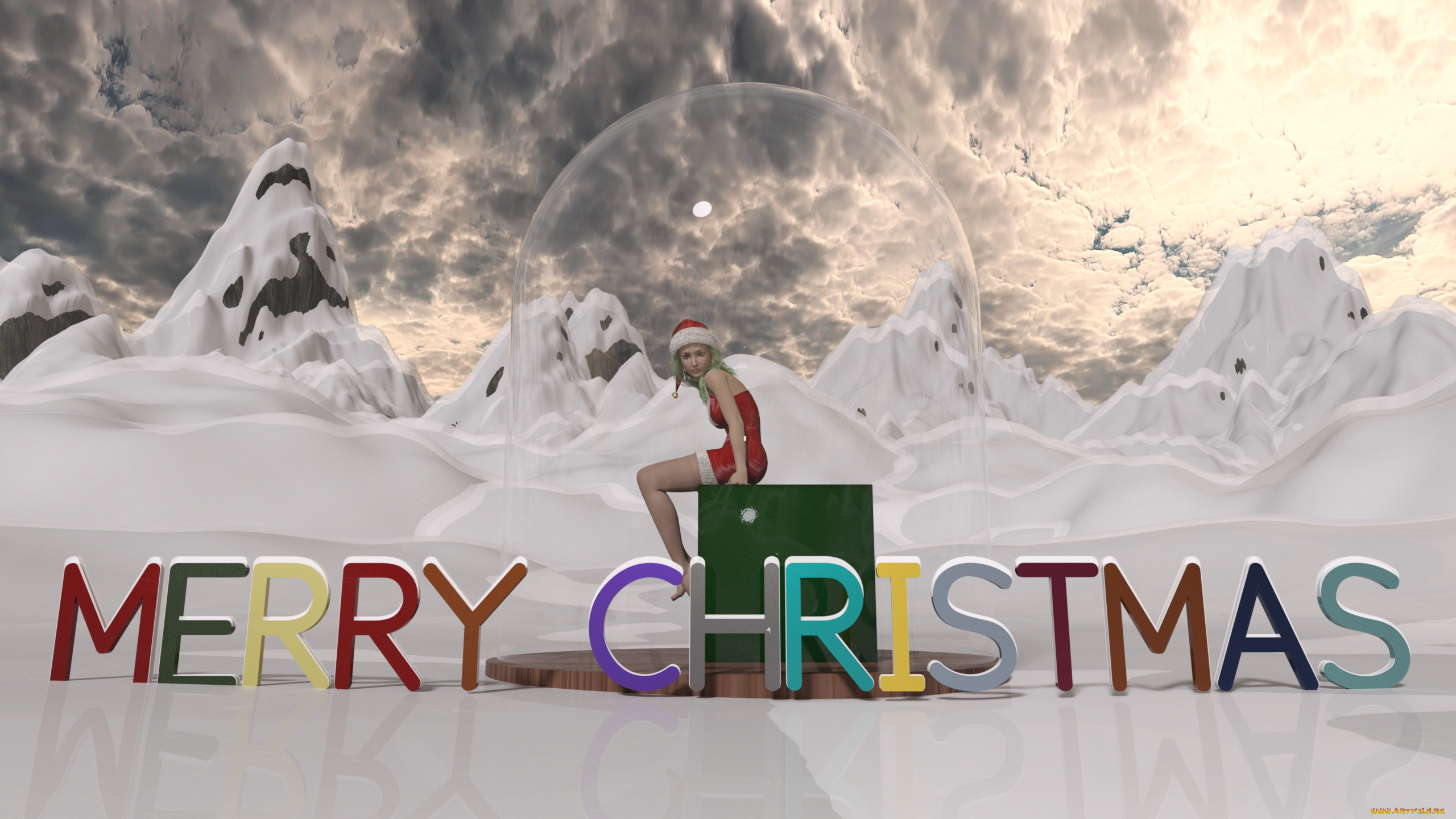 3д, графика, праздники, , holidays, взгляд, девушка, фон