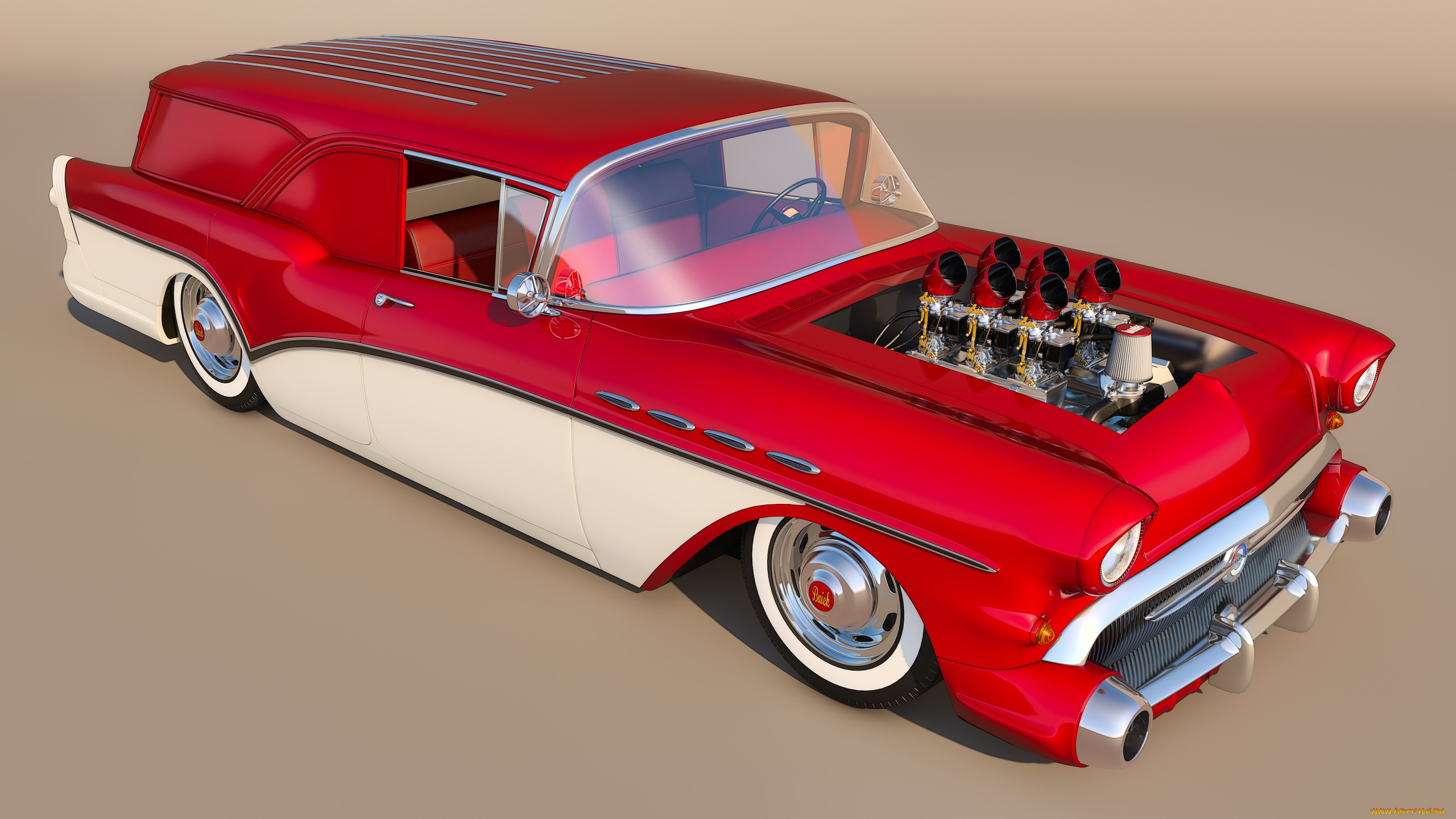 автомобили, 3д, фон, автомобиль