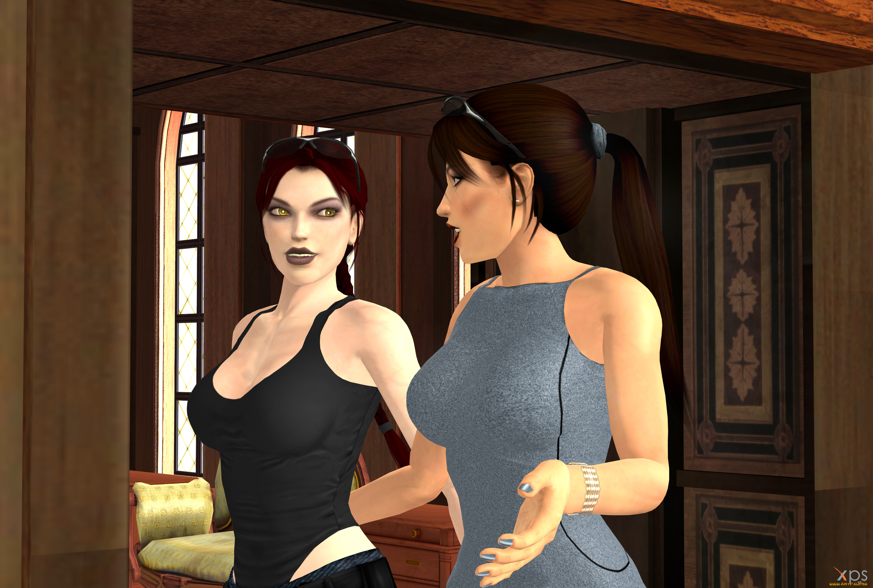 3д, графика, люди, , people, взгляд, девушки, фон