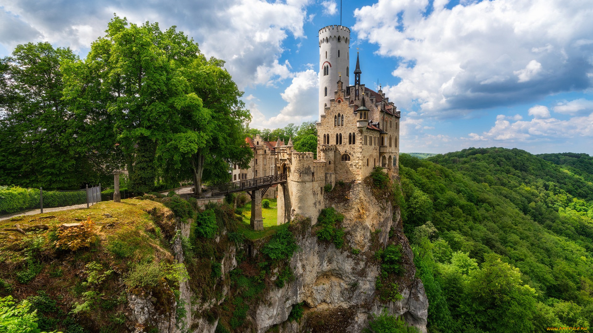 castle, lichtenstein, города, -, дворцы, , замки, , крепости, простор