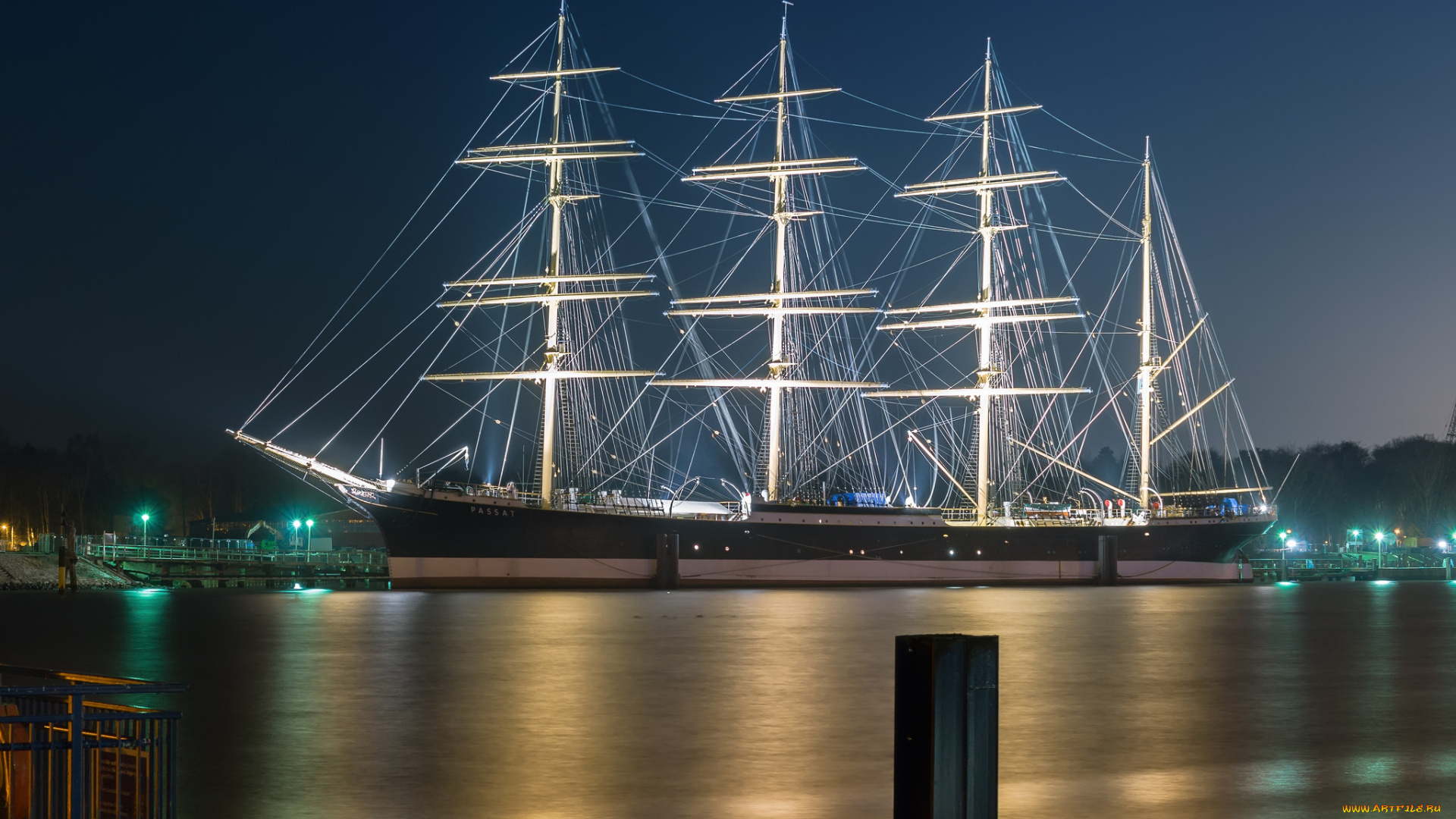 корабли, парусники, паруса, мачты