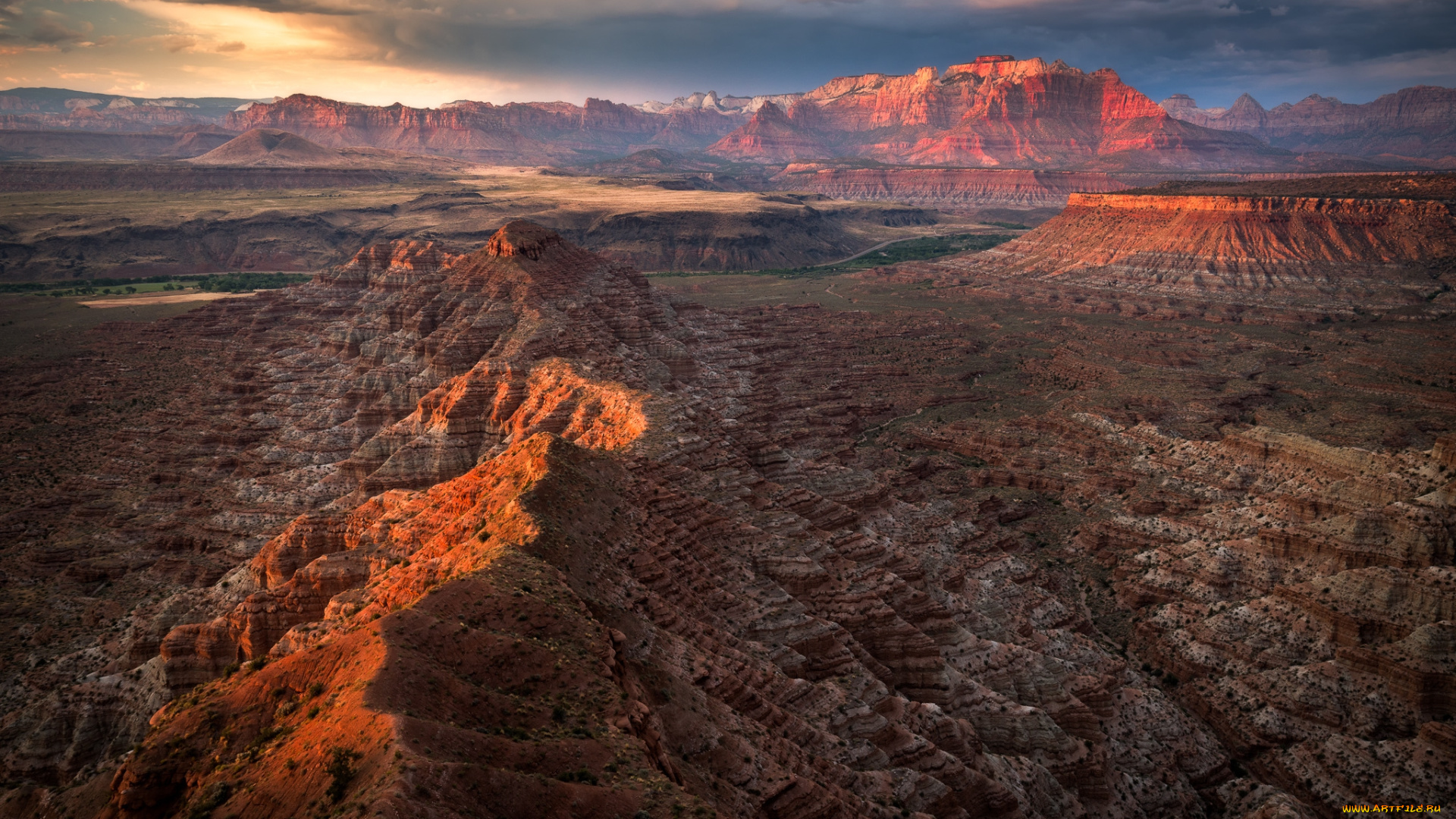 природа, горы, простор