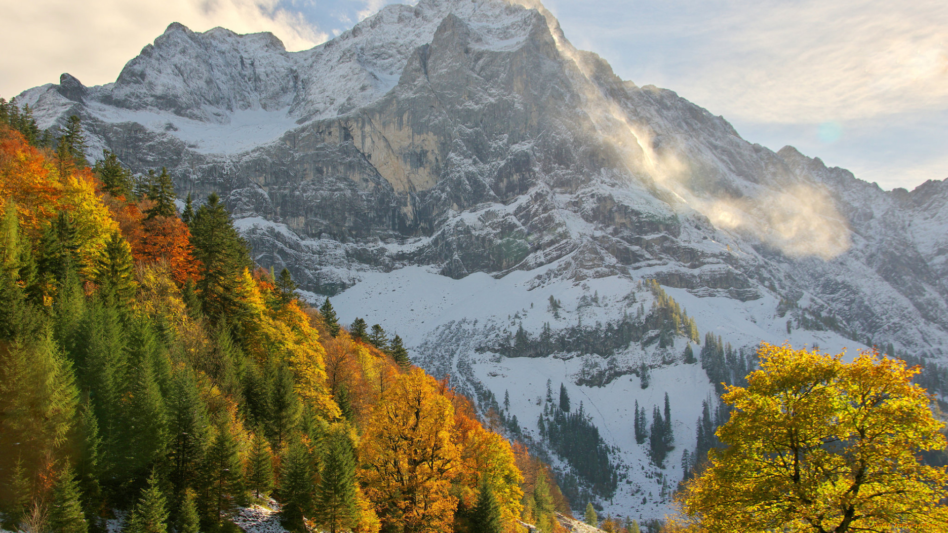 природа, горы, простор