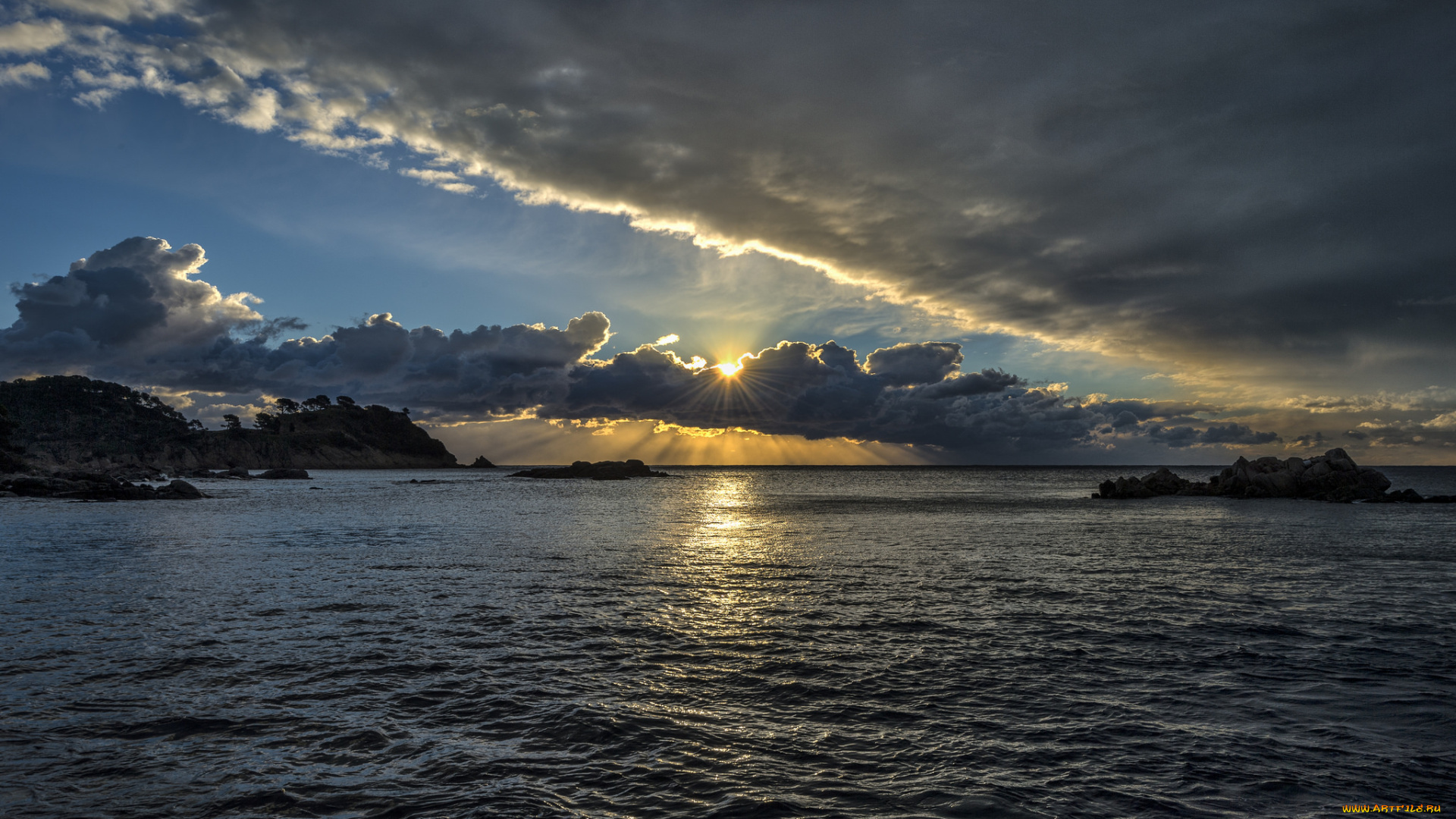 природа, моря, океаны, простор