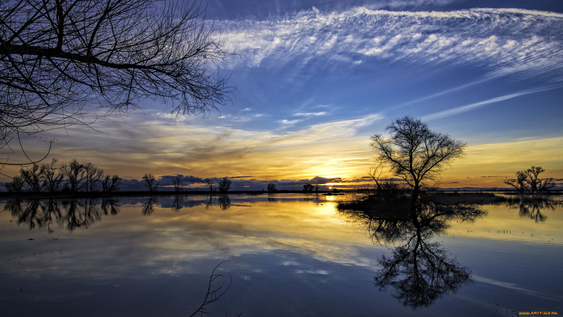 природа, реки, озера, простор