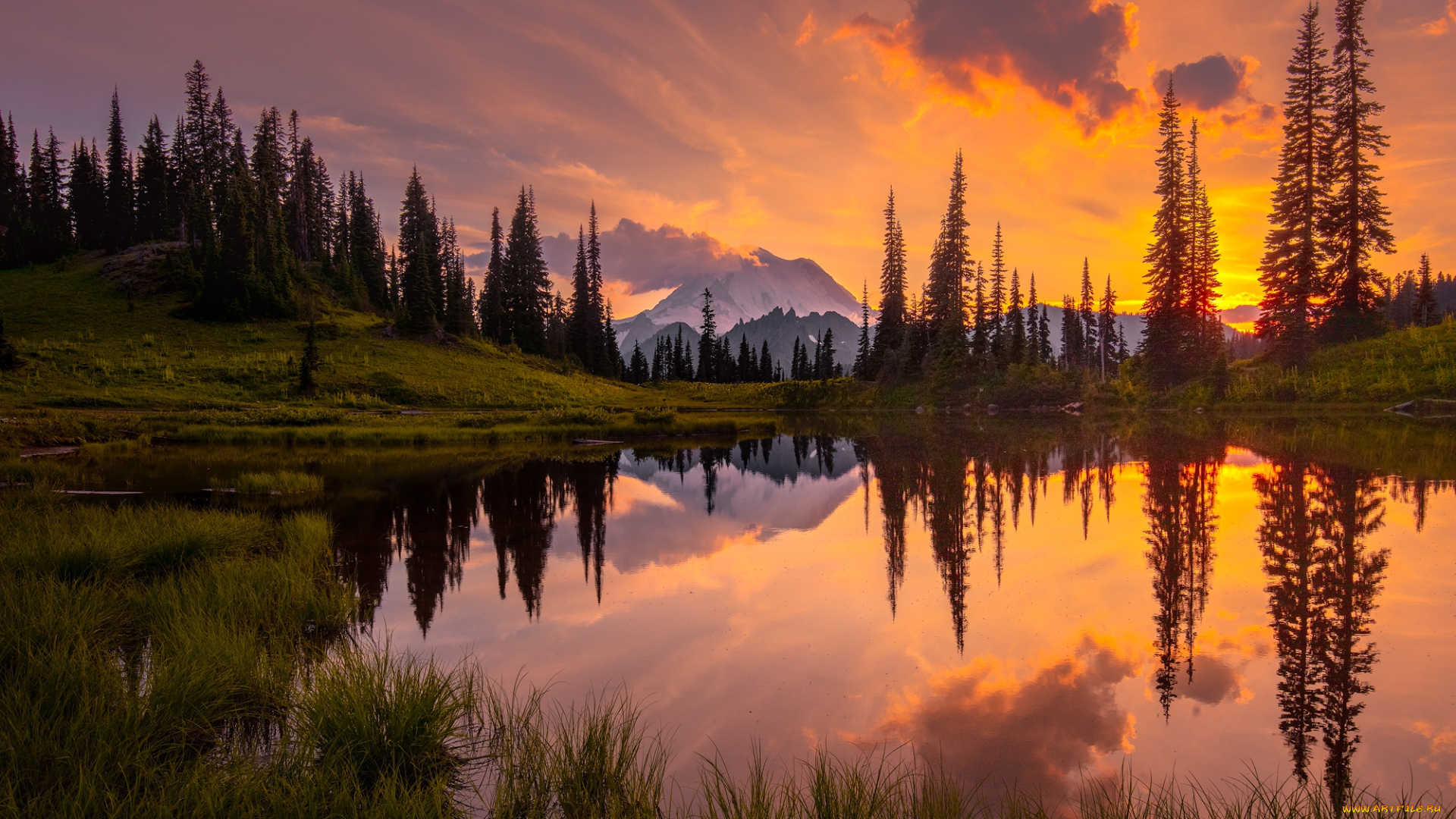 природа, реки, озера, простор