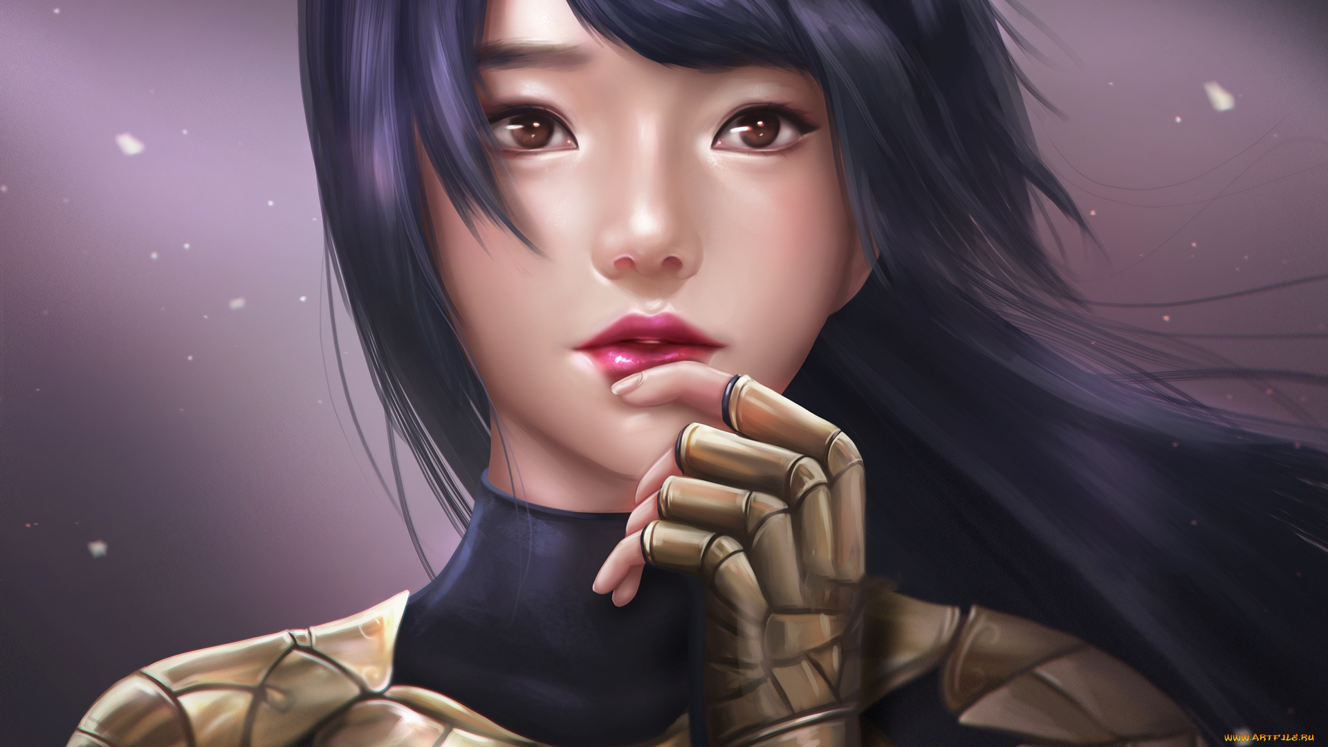 видео, игры, metin, 2, взгляд, фон, девушка