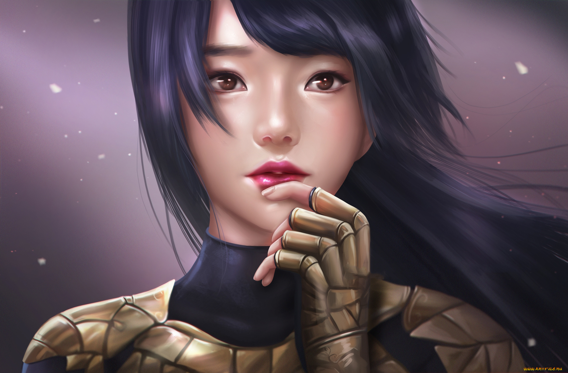 видео, игры, metin, 2, взгляд, фон, девушка