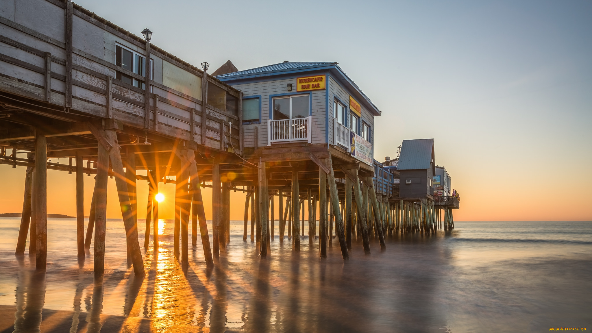 природа, побережье, простор