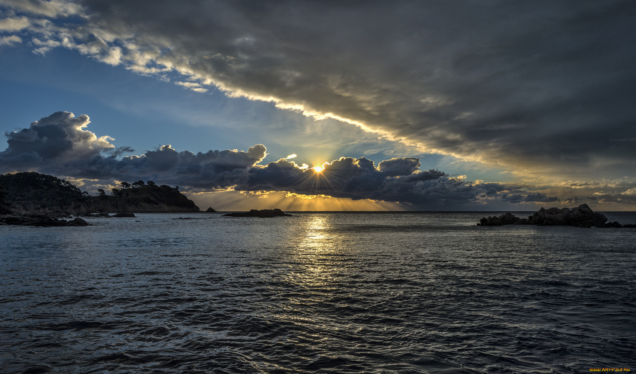 природа, моря, океаны, простор