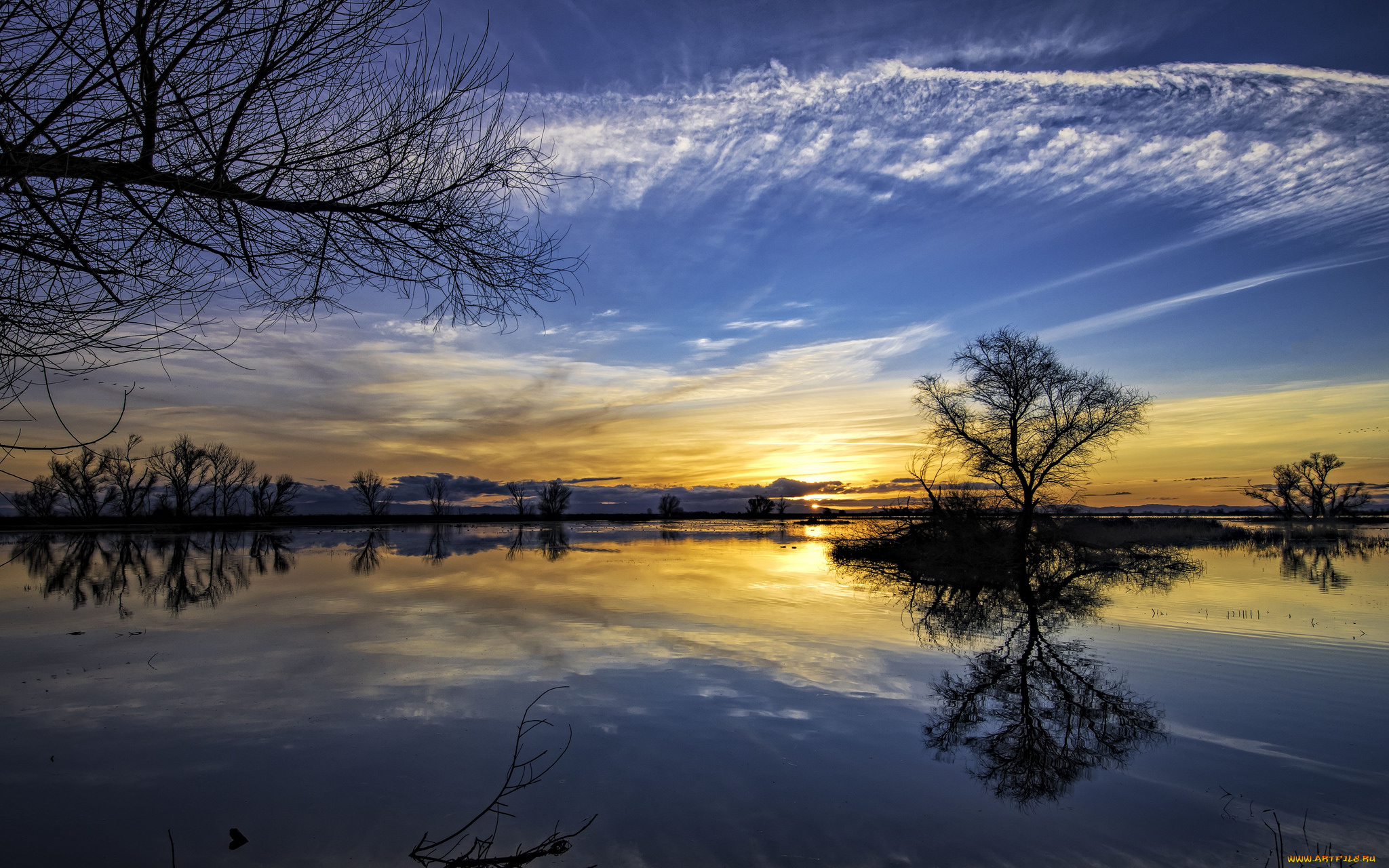 природа, реки, озера, простор