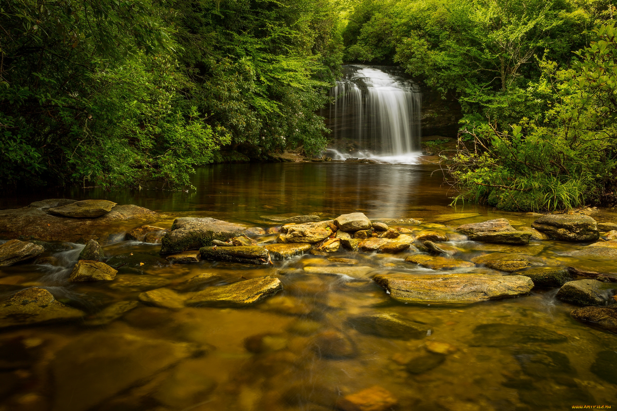 природа, водопады, простор