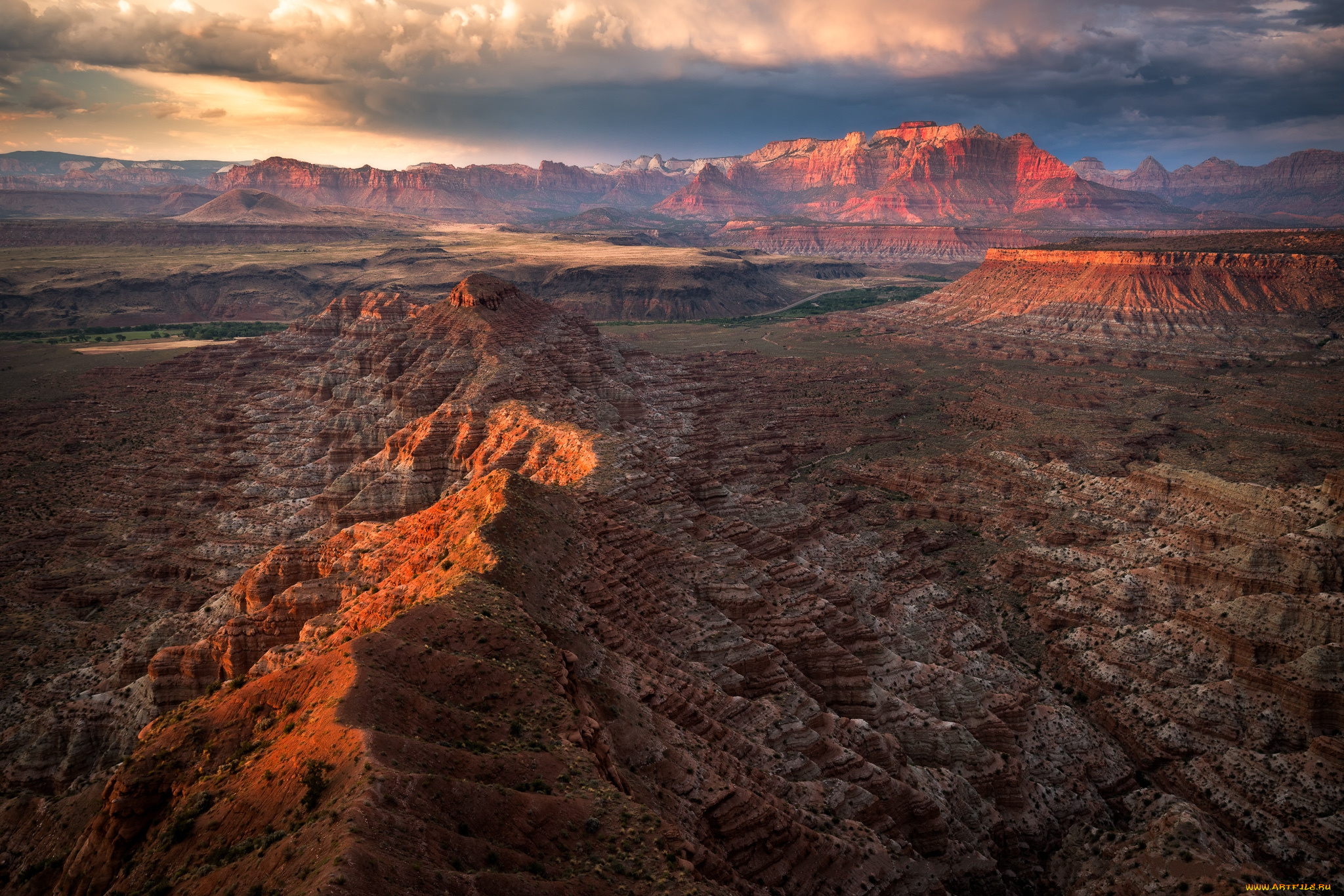 природа, горы, простор