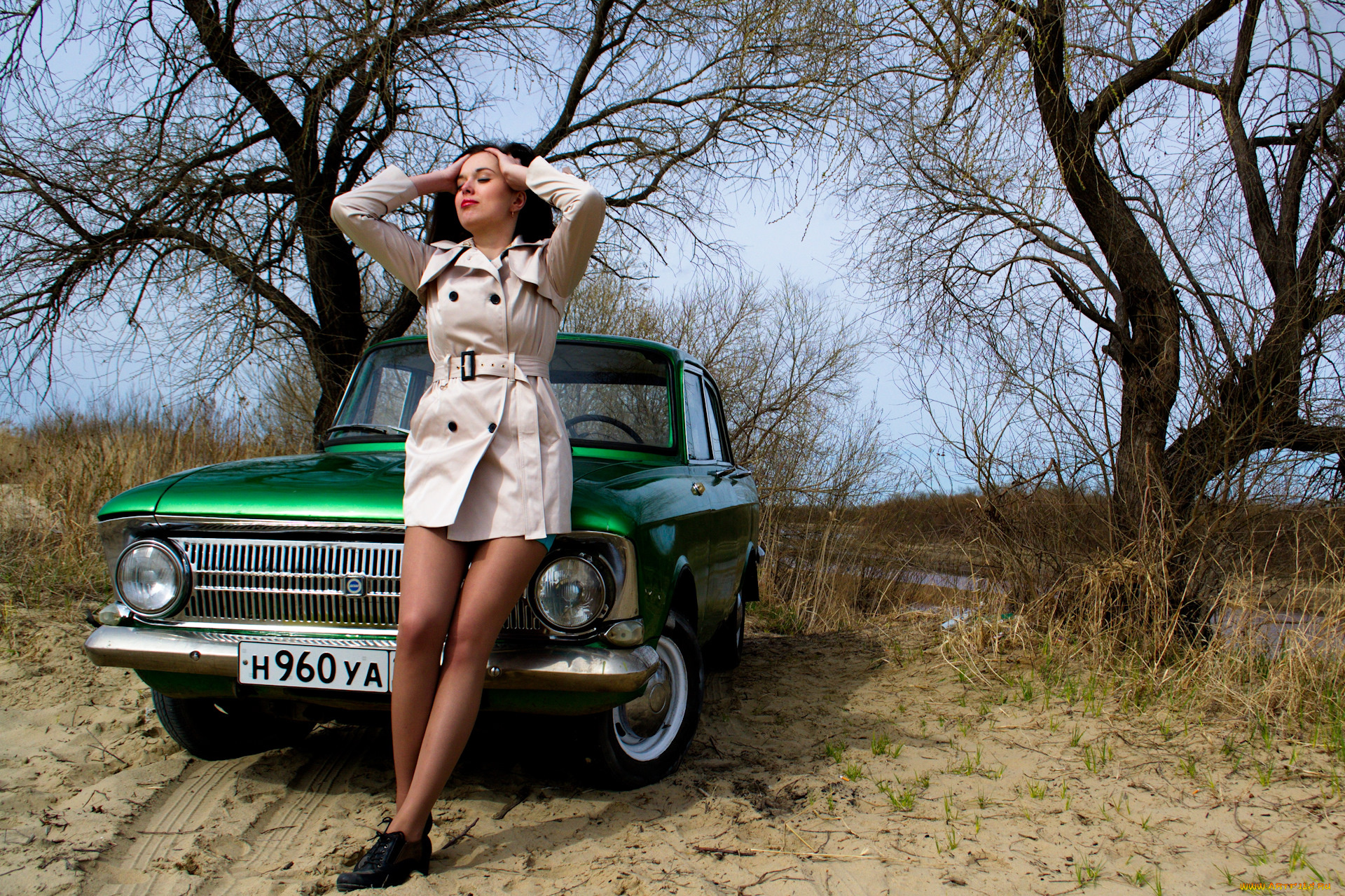 иж-, 412, автомобили, -авто, с, девушками, иж-, 412, автомобиль, девушка, ретро, классика