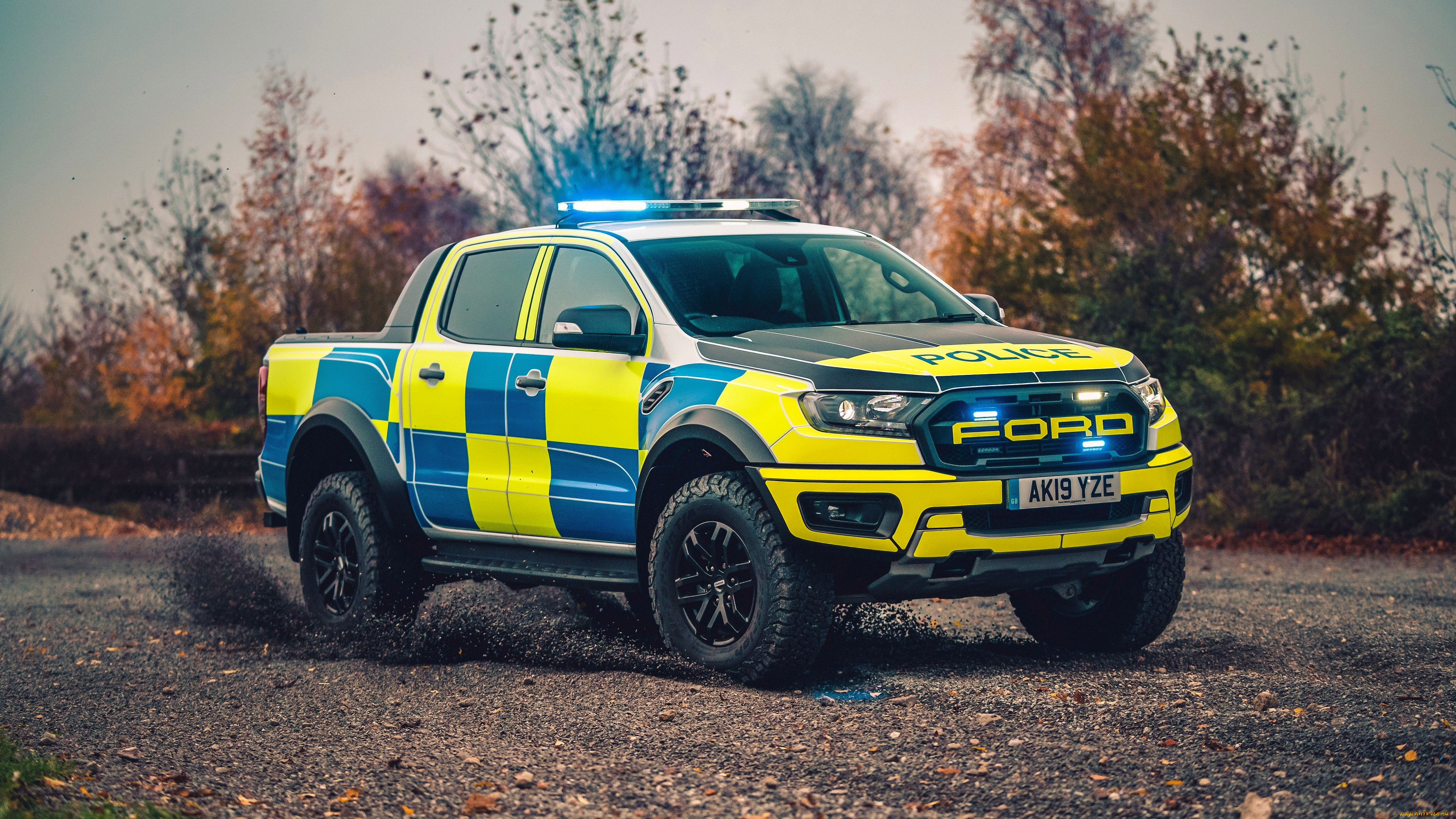ford, ranger, raptor, police, 2019, автомобили, ford, форд, полиция, 2019, police, raptor, ranger, внедорожник