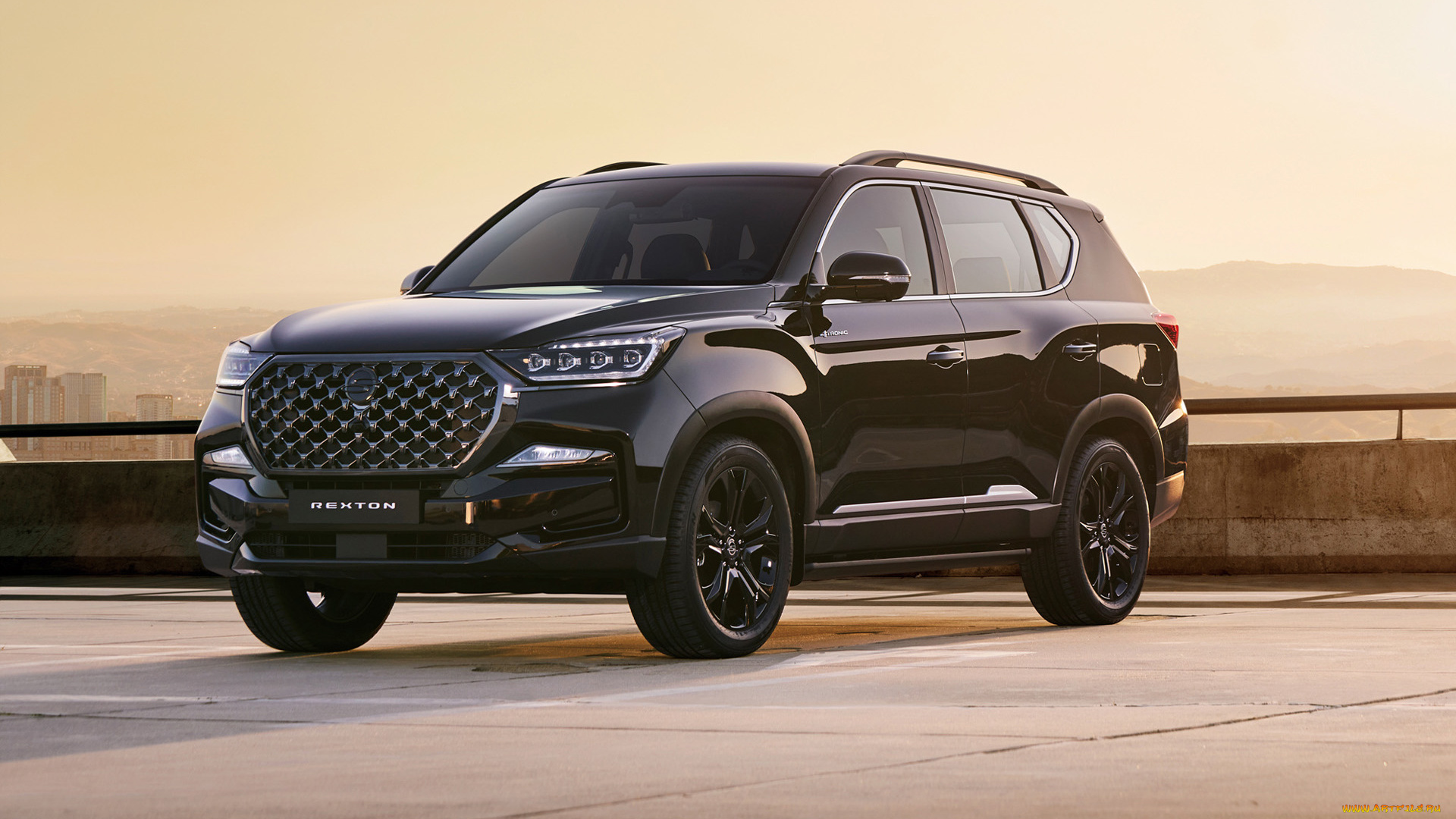 2020, ssangyong, rexton, black, edition, автомобили, ssang, yong, ssangyong, rexton, black, edition, внедорожники, 2020, года, kr-spec, роскошные, корейские