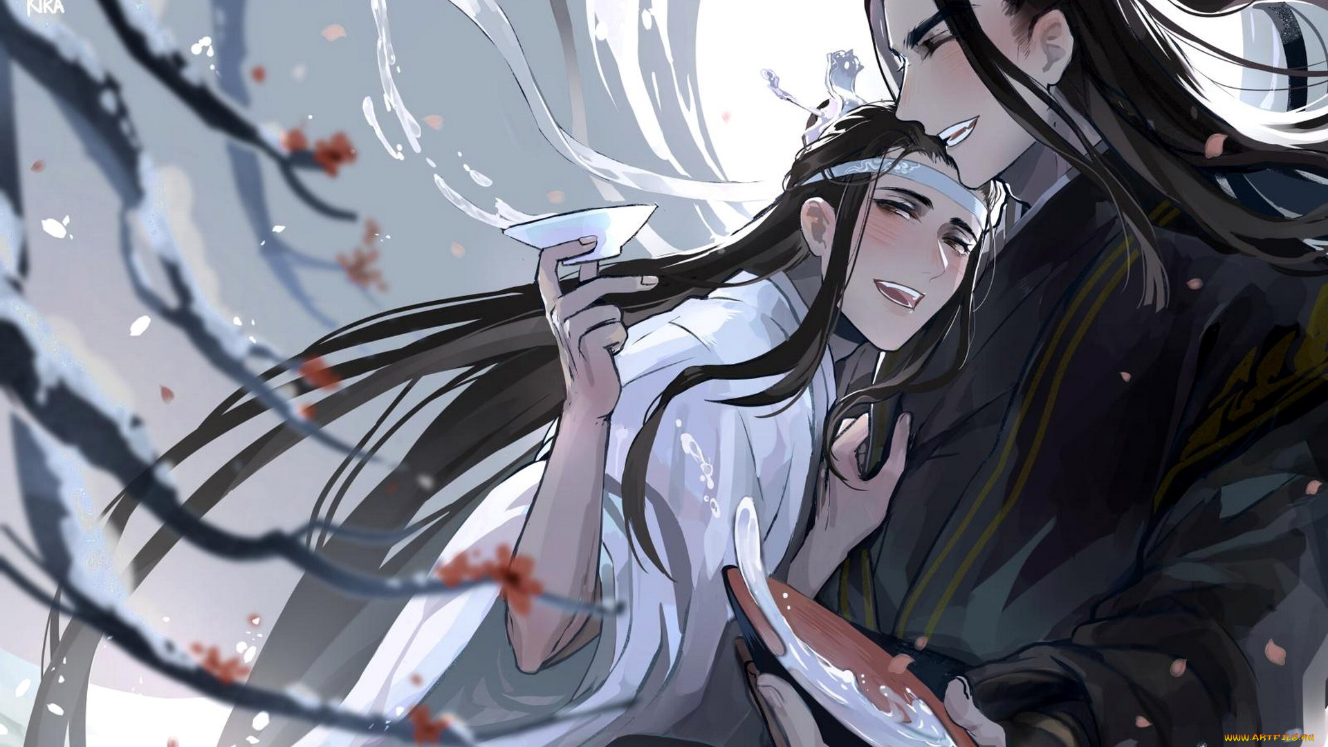 аниме, mo, dao, zu, shi, веселье, чашки