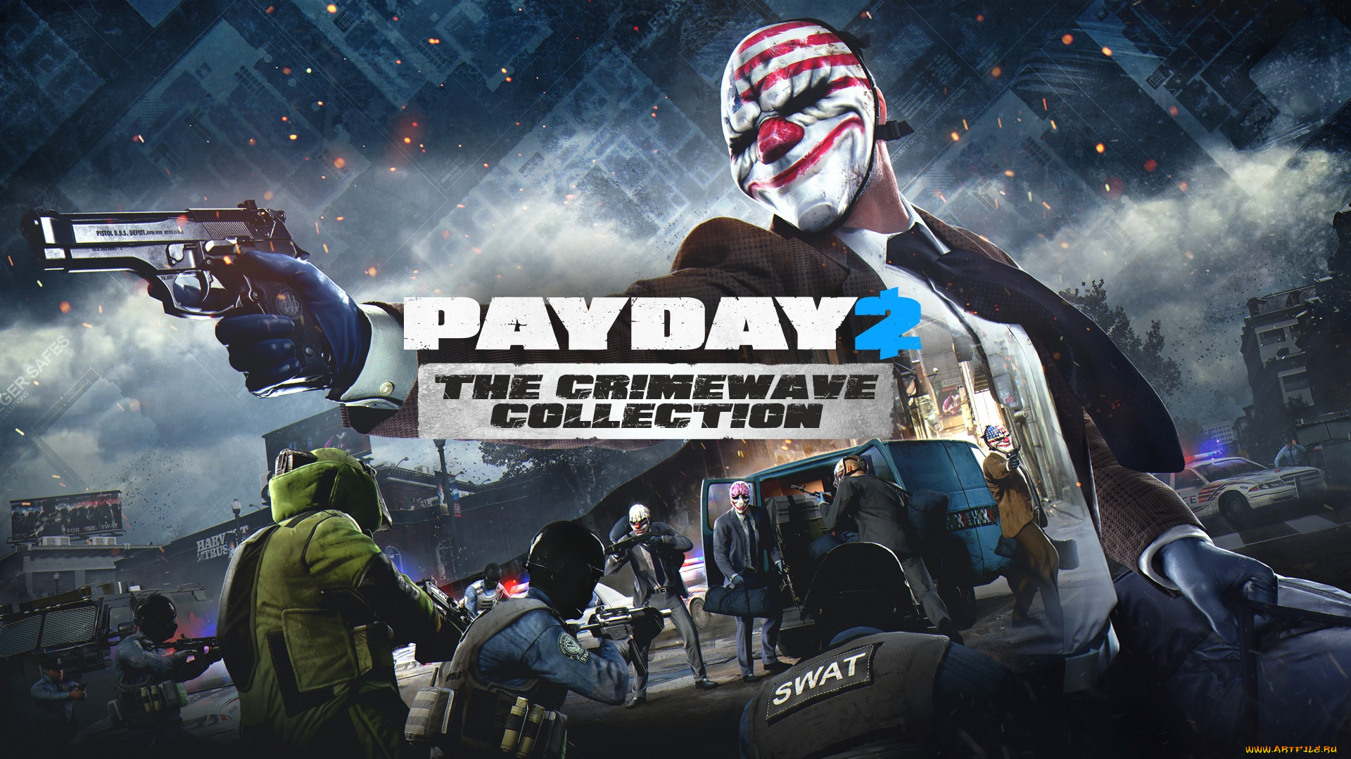 видео, игры, payday, 2, payday, 2