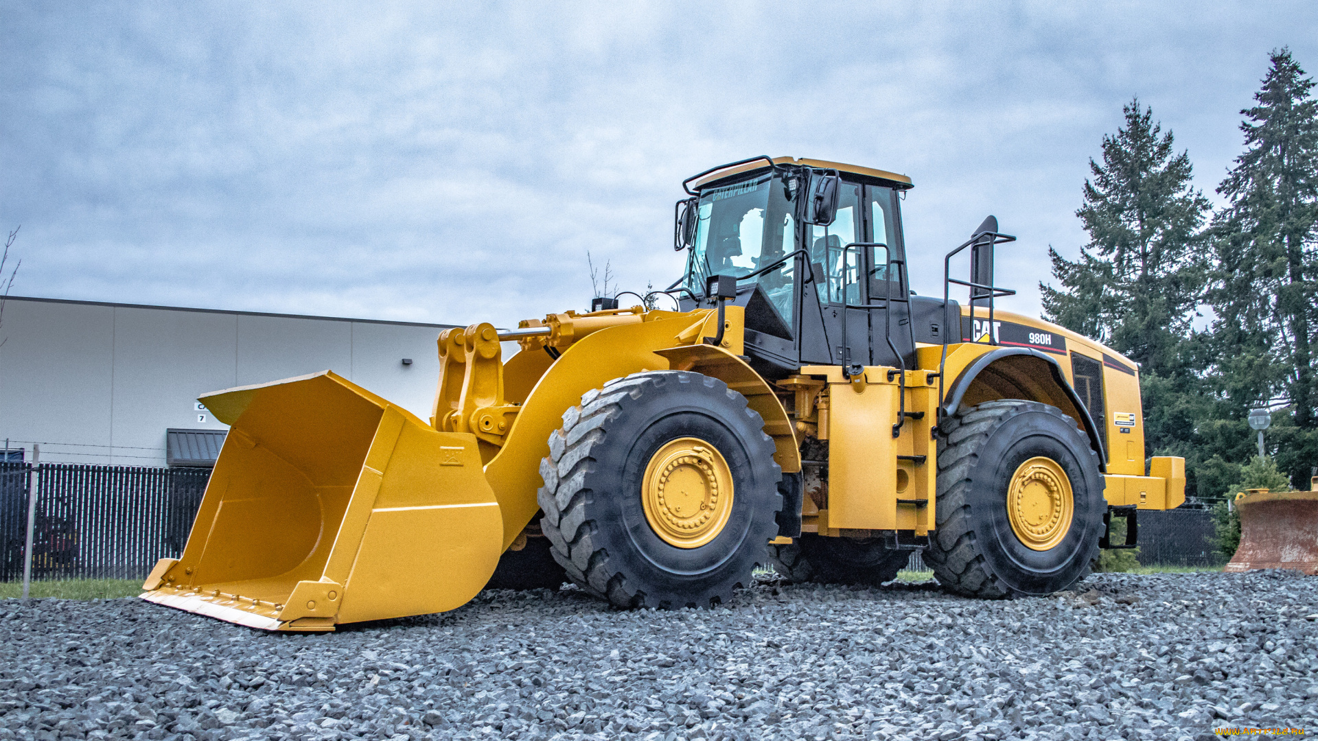 техника, фронтальные, погрузчики, caterpillar