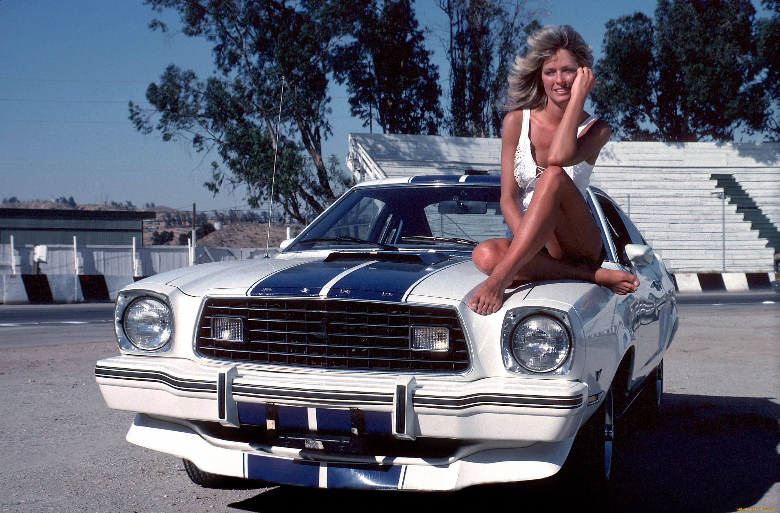 автомобили, -авто, с, девушками, mustang