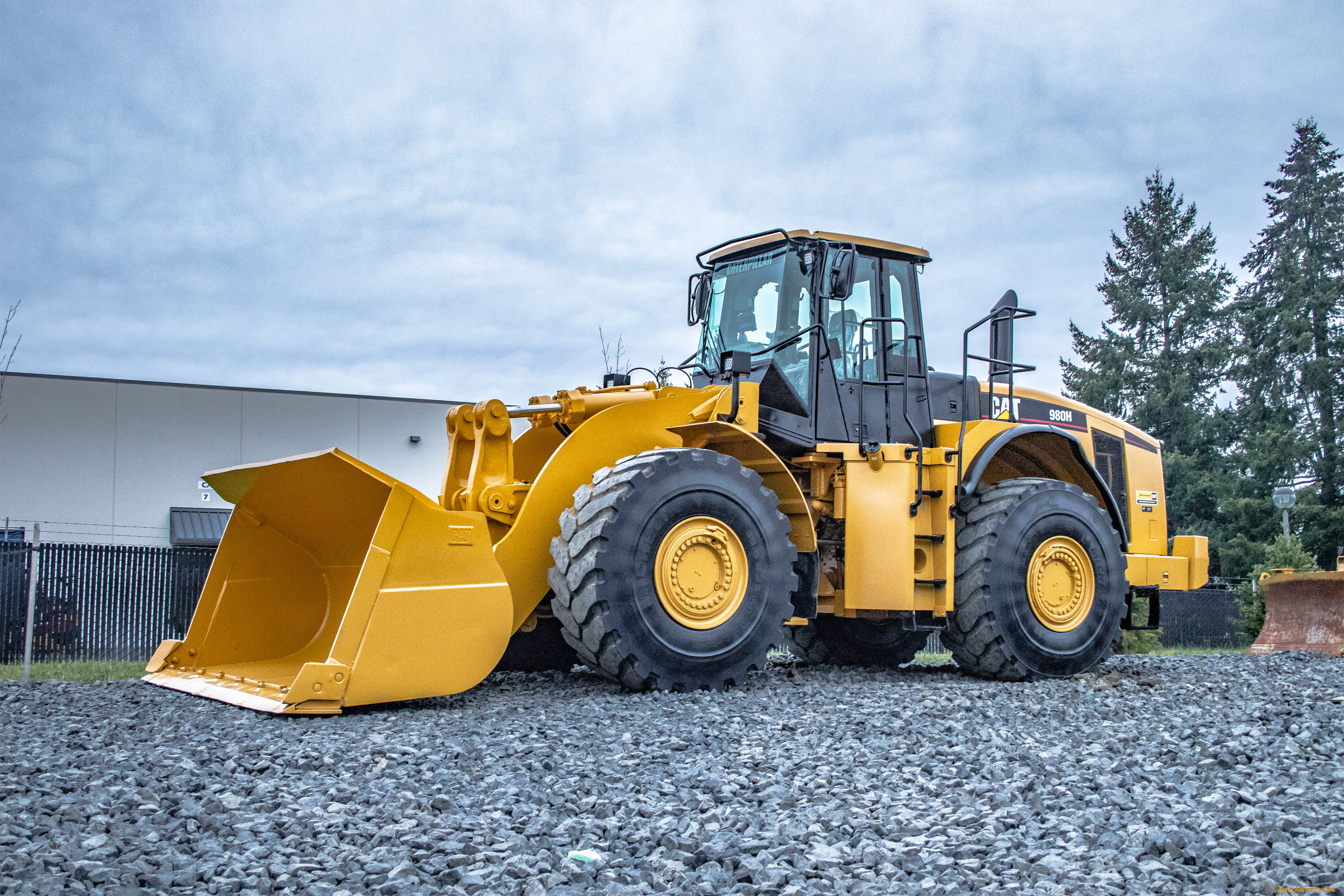 техника, фронтальные, погрузчики, caterpillar