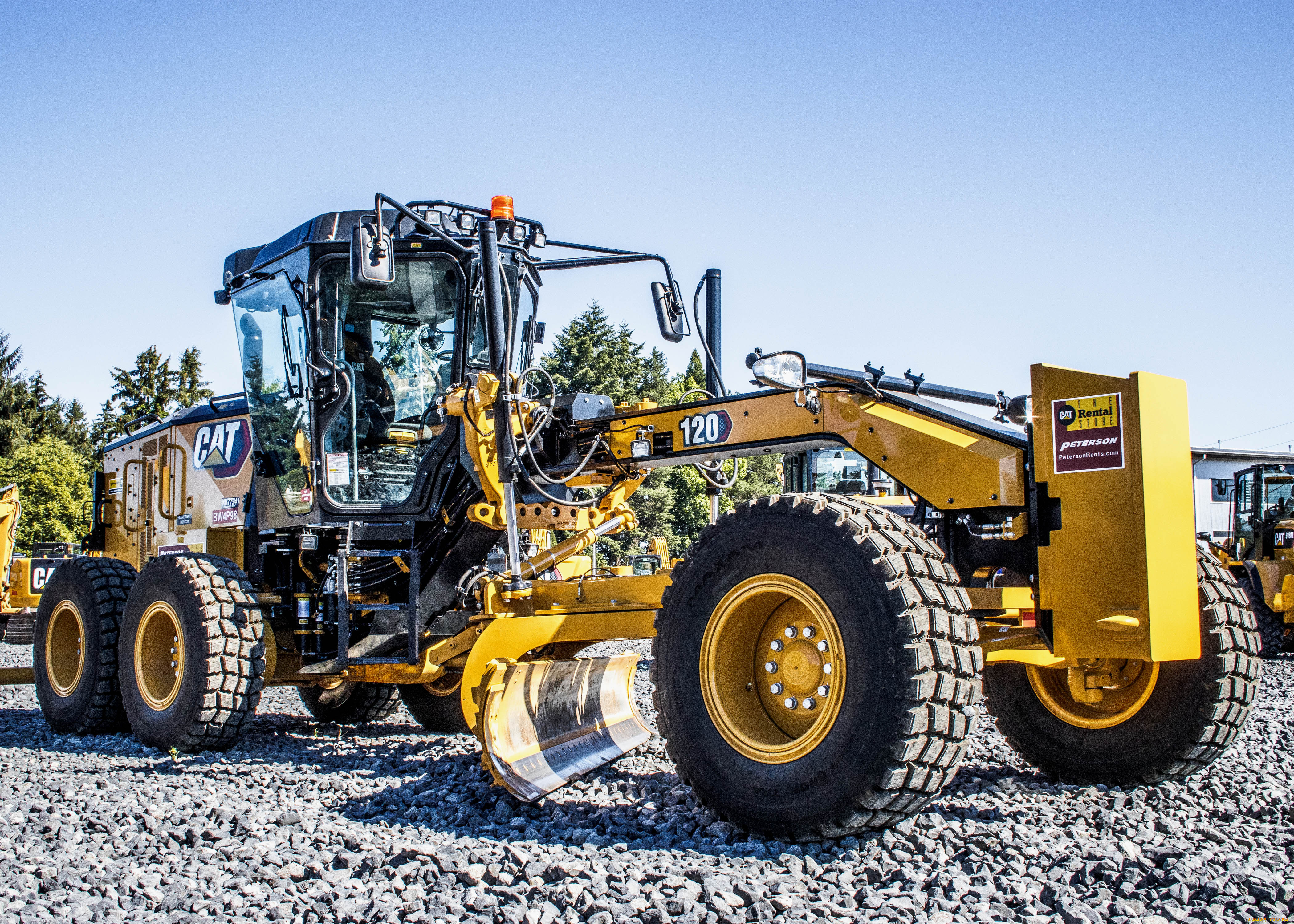 техника, грейдеры, catetpillar