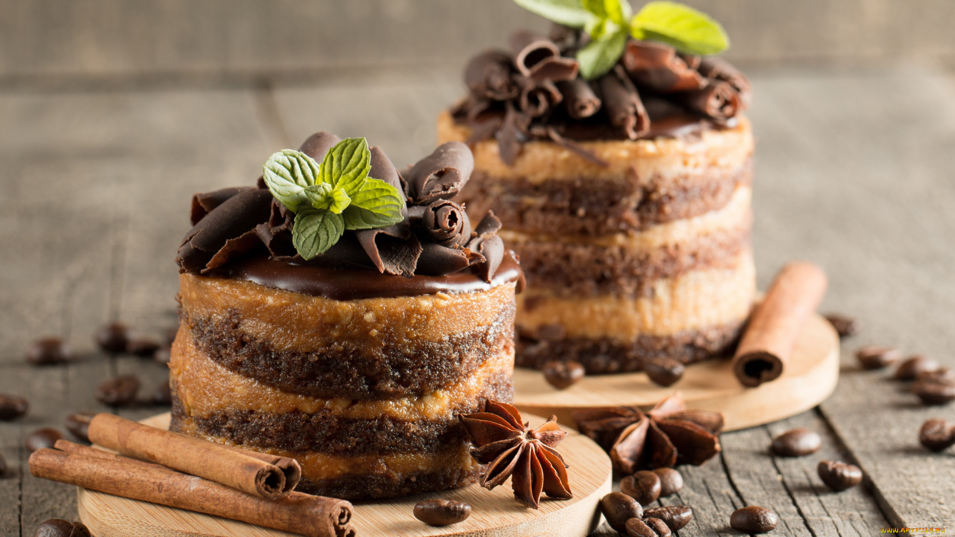 еда, пирожные, , кексы, , печенье, корица, мята, шоколад