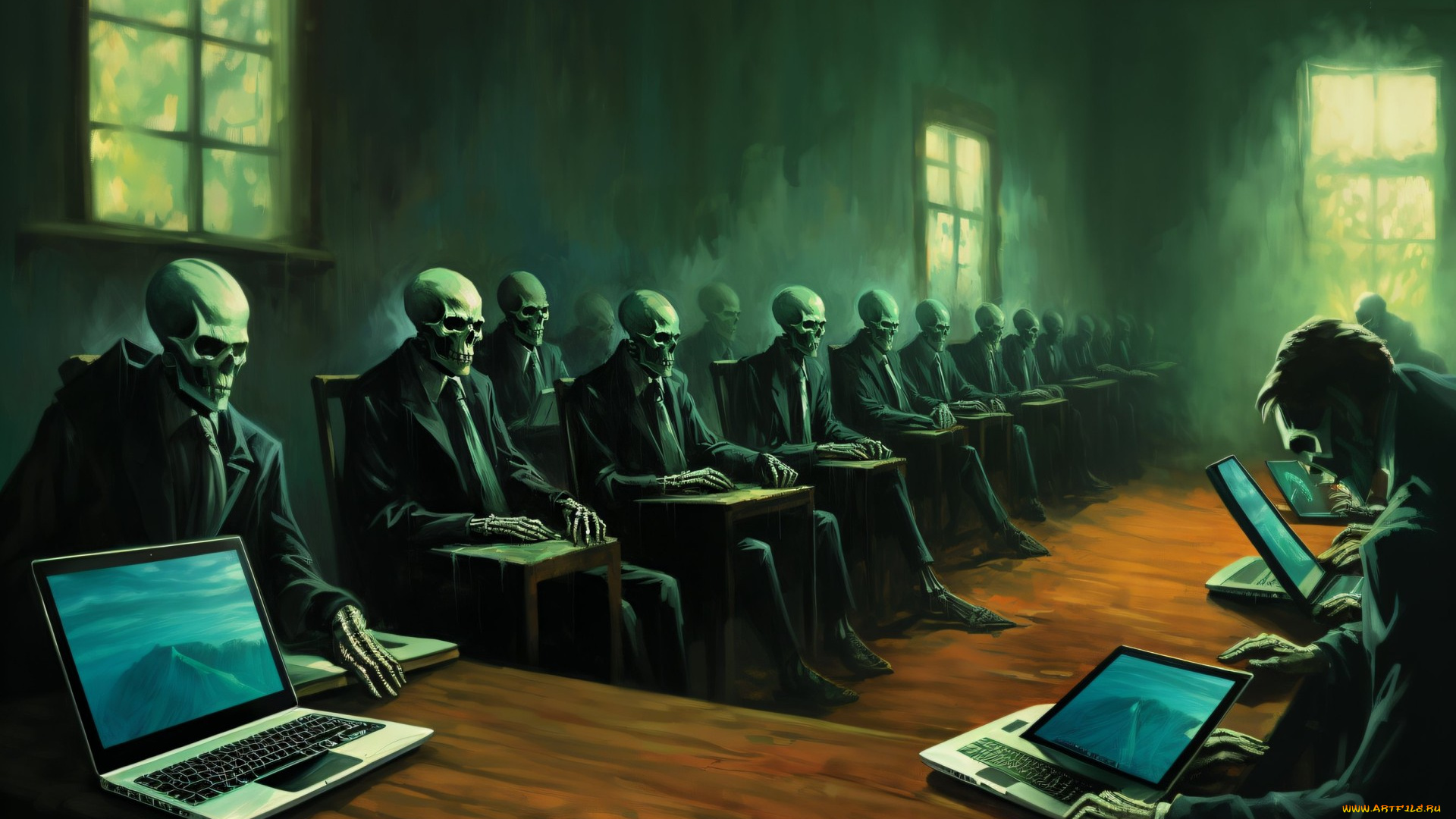 фэнтези, нежить, нейросети, графика, нейроарт, ai, art, нейронные, сети, рисунки, нейро, искусство