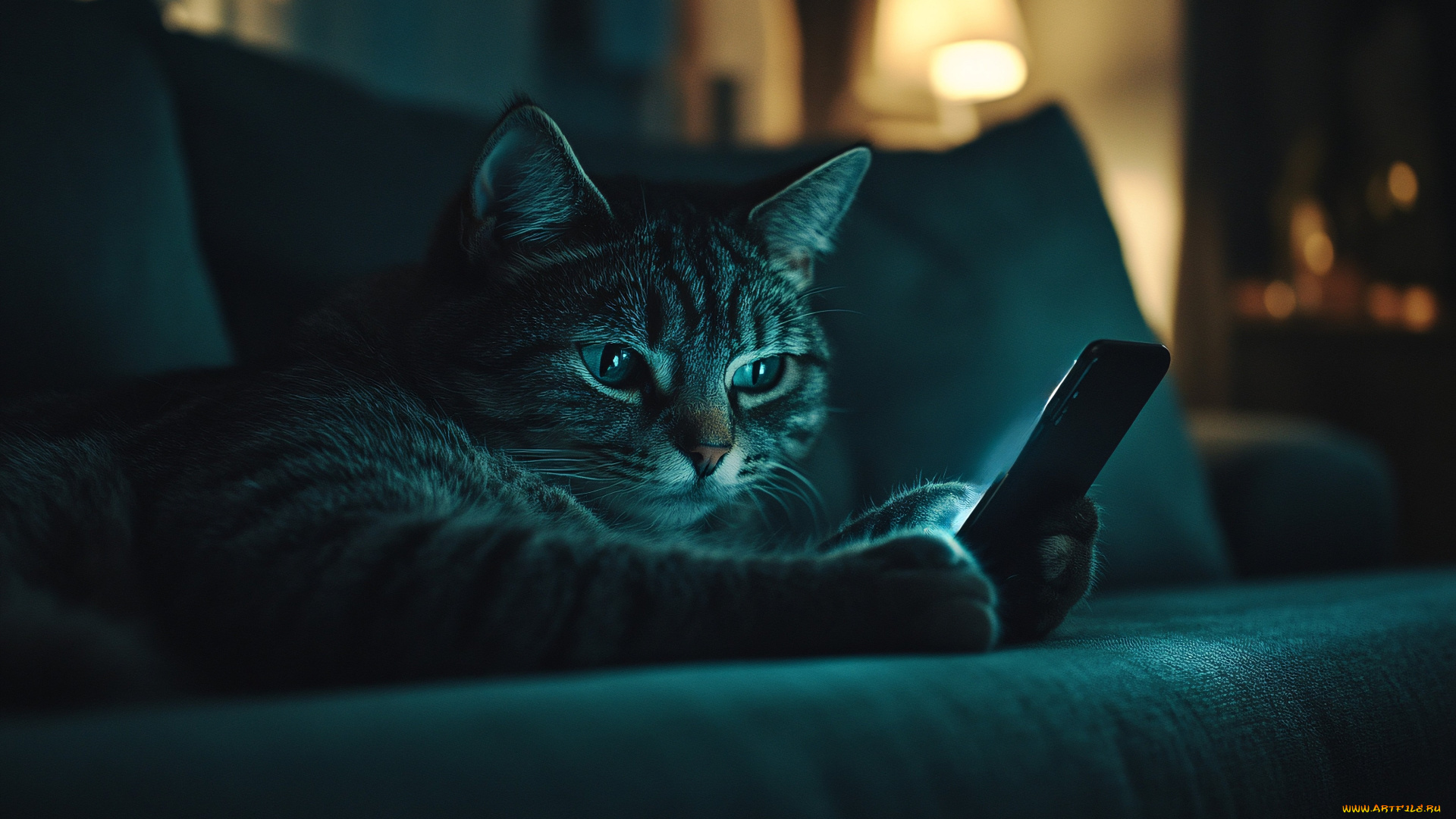 3д, графика, животные, , animals, кот, кошка