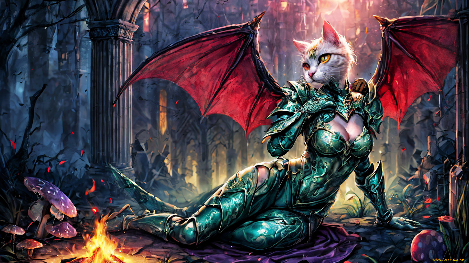 фэнтези, демоны, нейросети, графика, нейроарт, ai, art, нейронные, сети, рисунки, нейро, искусство, нейрографика, graphics, neuroart, neural, networks, drawings, neuro, neurography