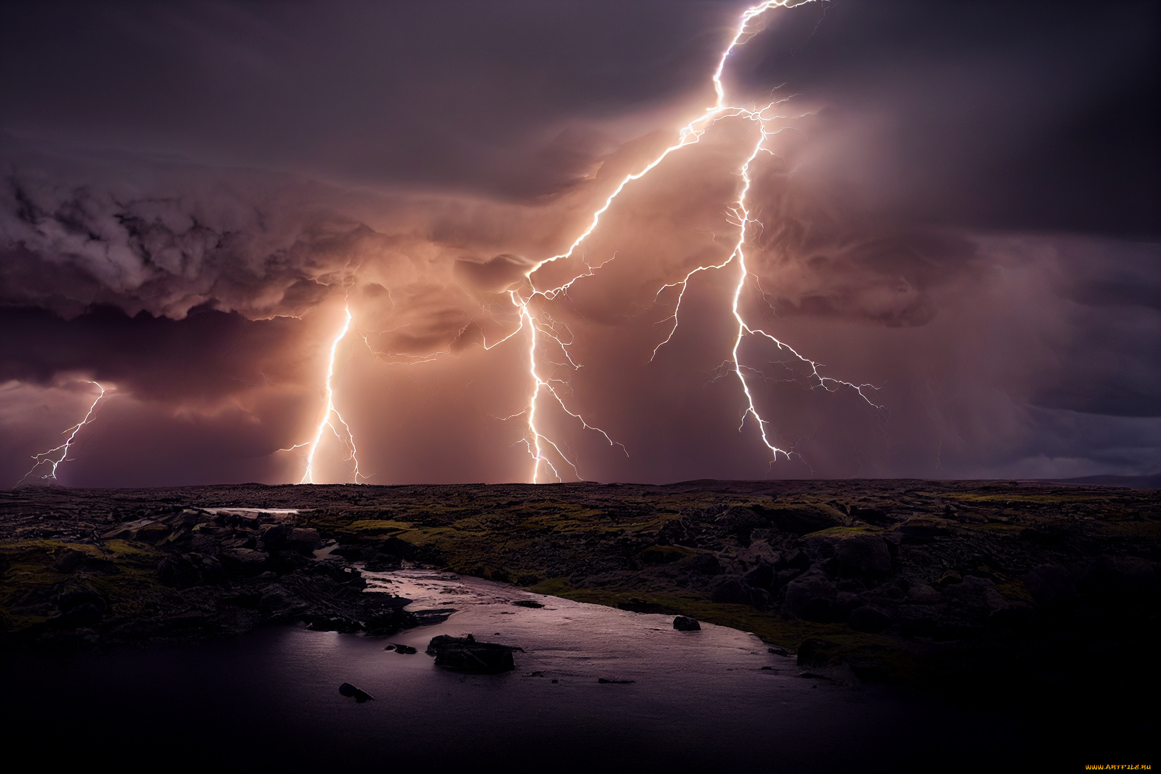 разное, компьютерный, дизайн, пейзаж