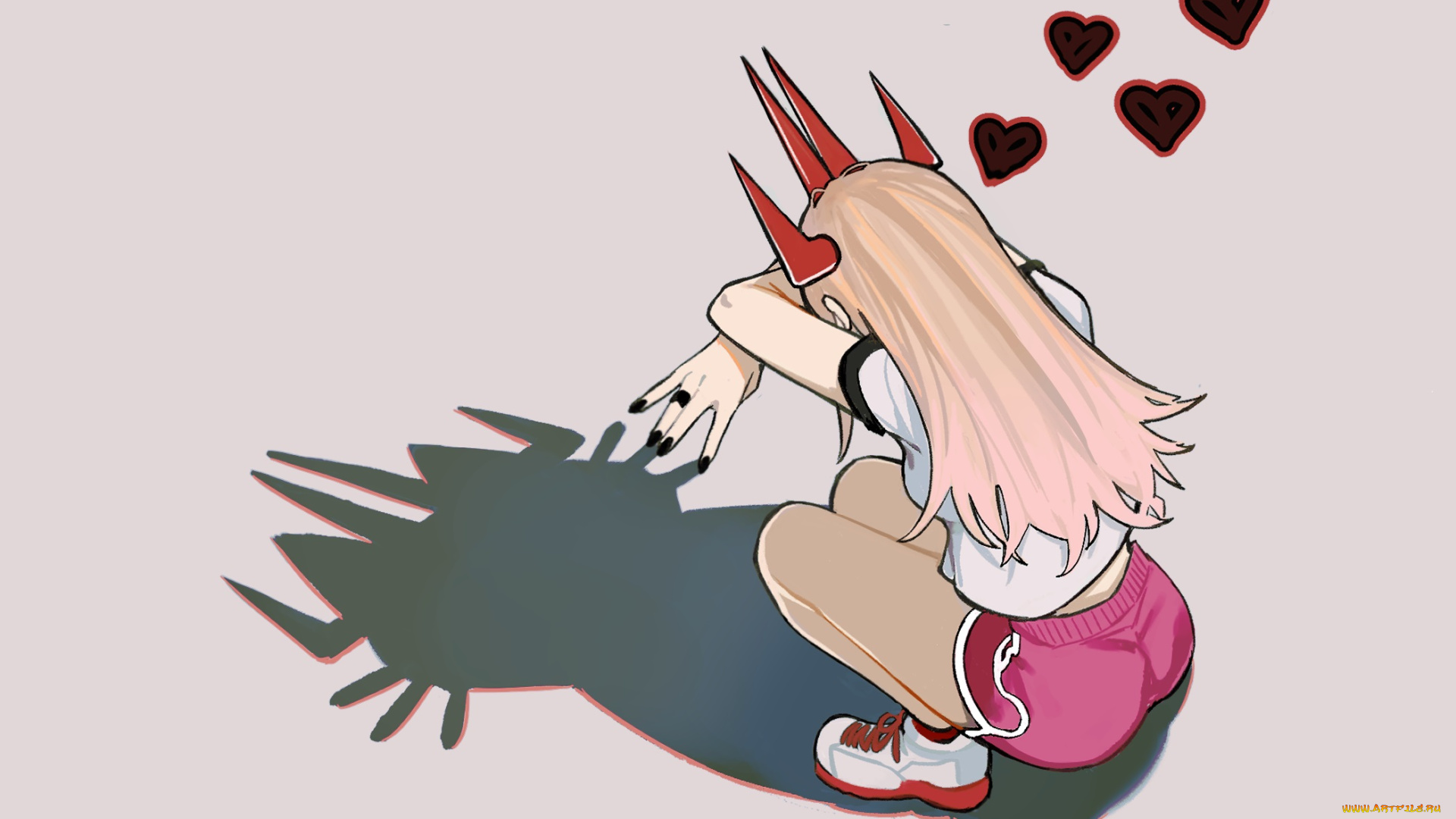 аниме, chainsaw, man, девушка