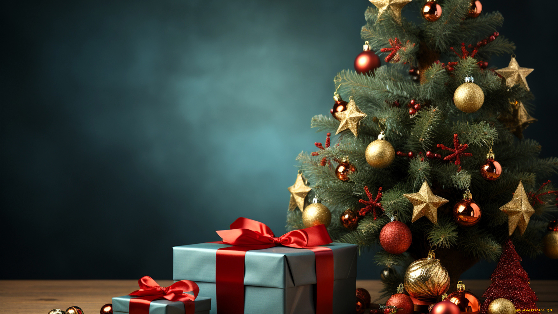 праздничные, ёлки, ёлка, подарки, украшения