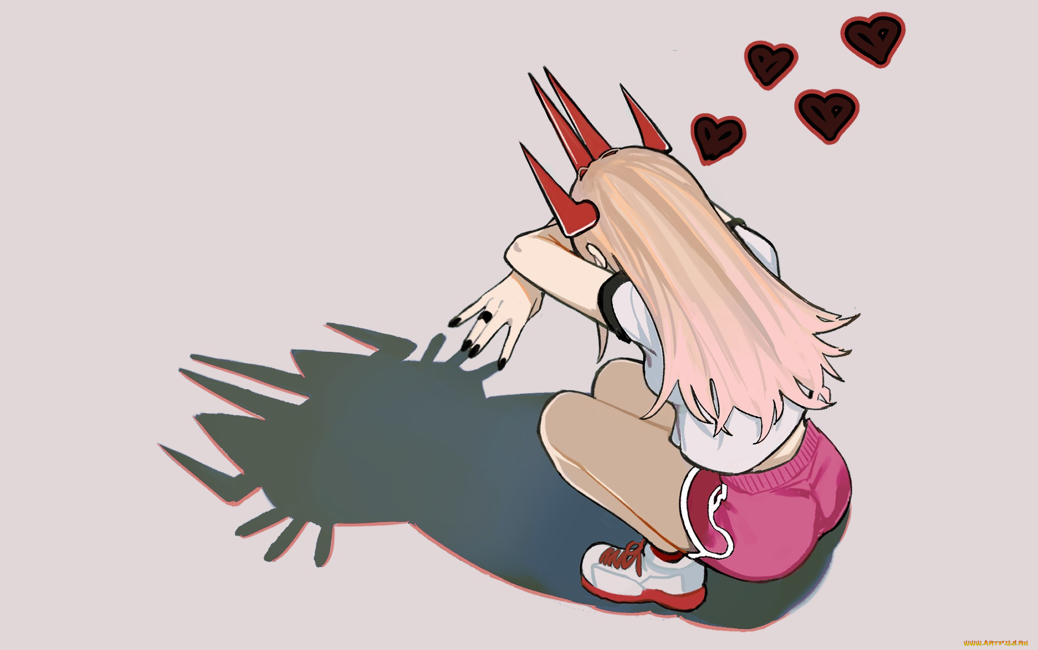 аниме, chainsaw, man, девушка