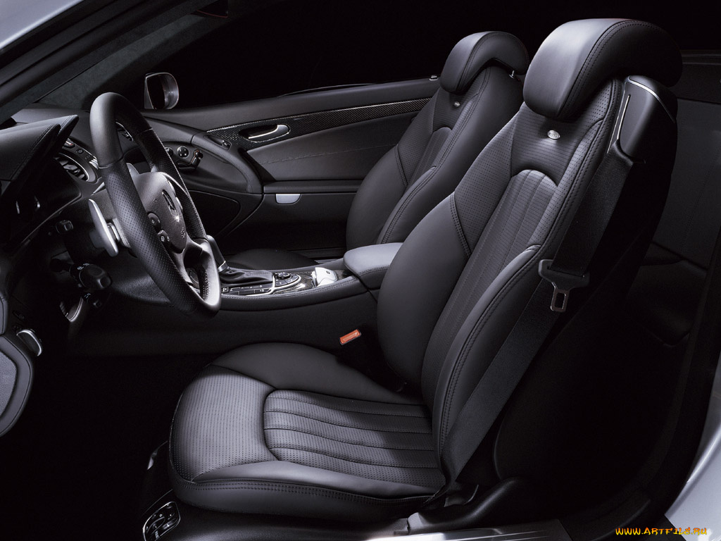 mercedes, sl55, автомобили, интерьеры
