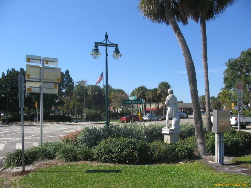 sarasota, florida, города, памятники, скульптуры, арт, объекты