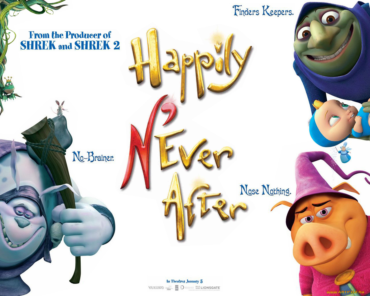 мультфильмы, happily, n`ever, after