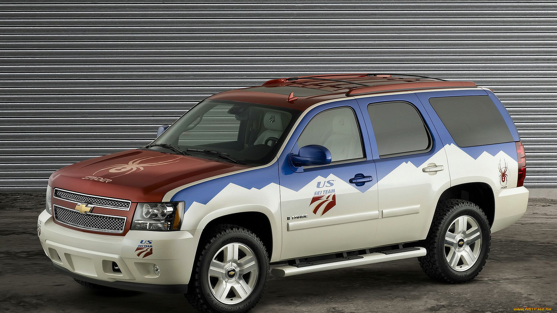 chevrolet, tahoe, side, angle, автомобили, custom, 5dr, off, road