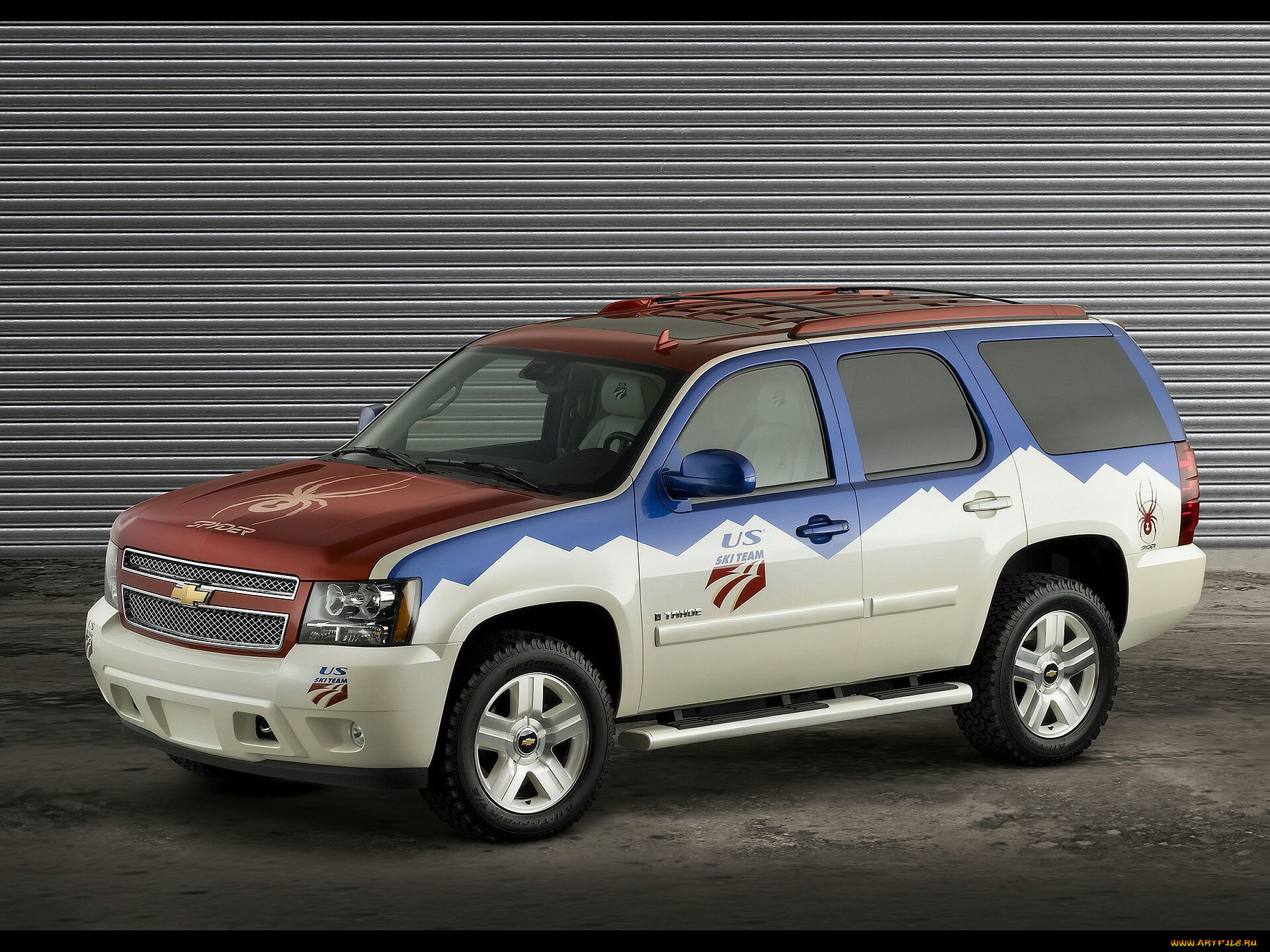 chevrolet, tahoe, side, angle, автомобили, custom, 5dr, off, road