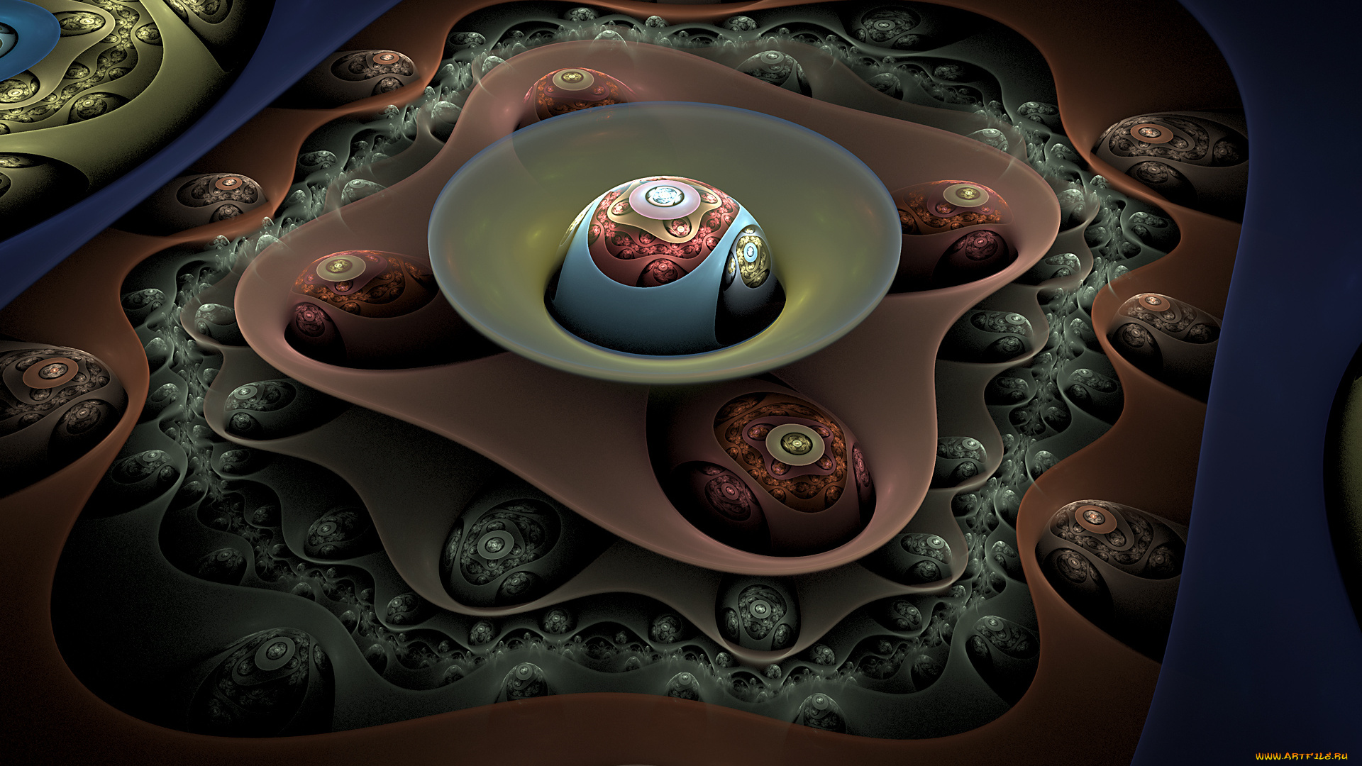 3д, графика, fractal, фракталы