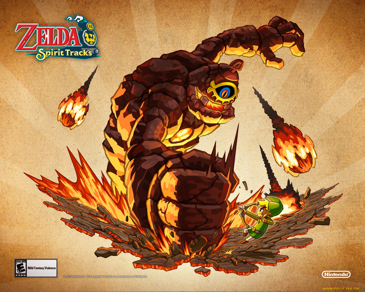 the, legend, of, zelda, spirit, tracks, видео, игры