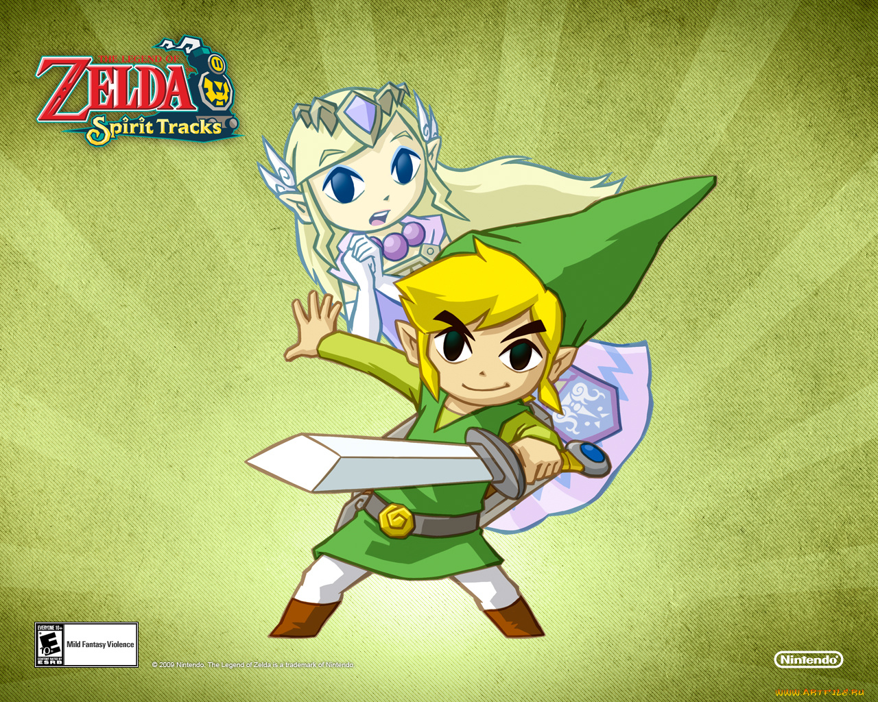 the, legend, of, zelda, spirit, tracks, видео, игры