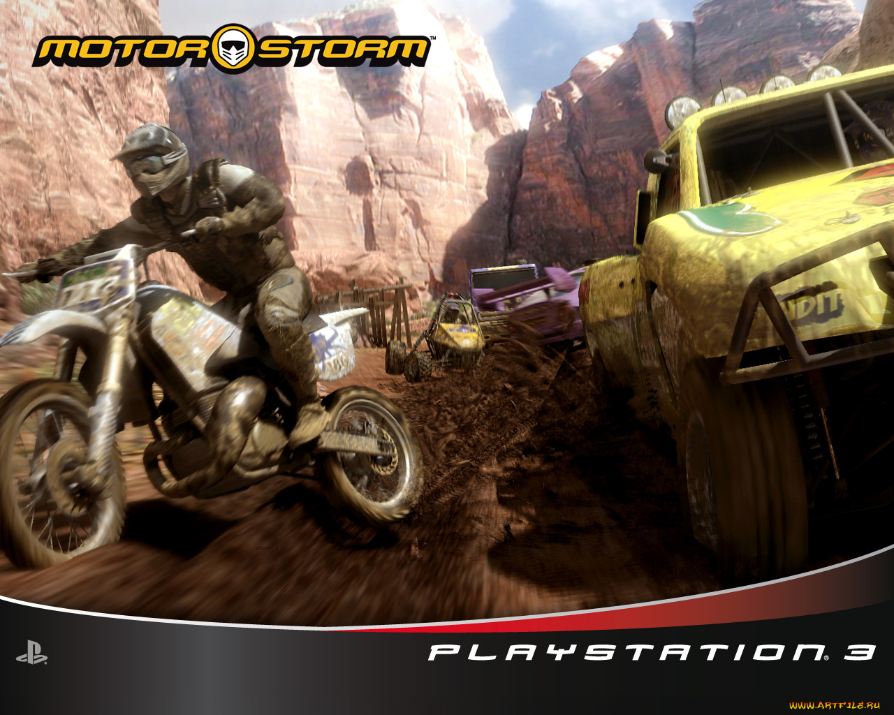 видео, игры, motorstorm