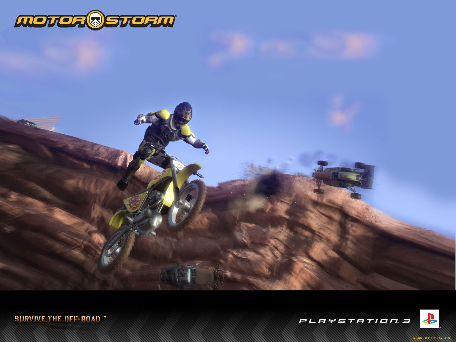 видео, игры, motorstorm