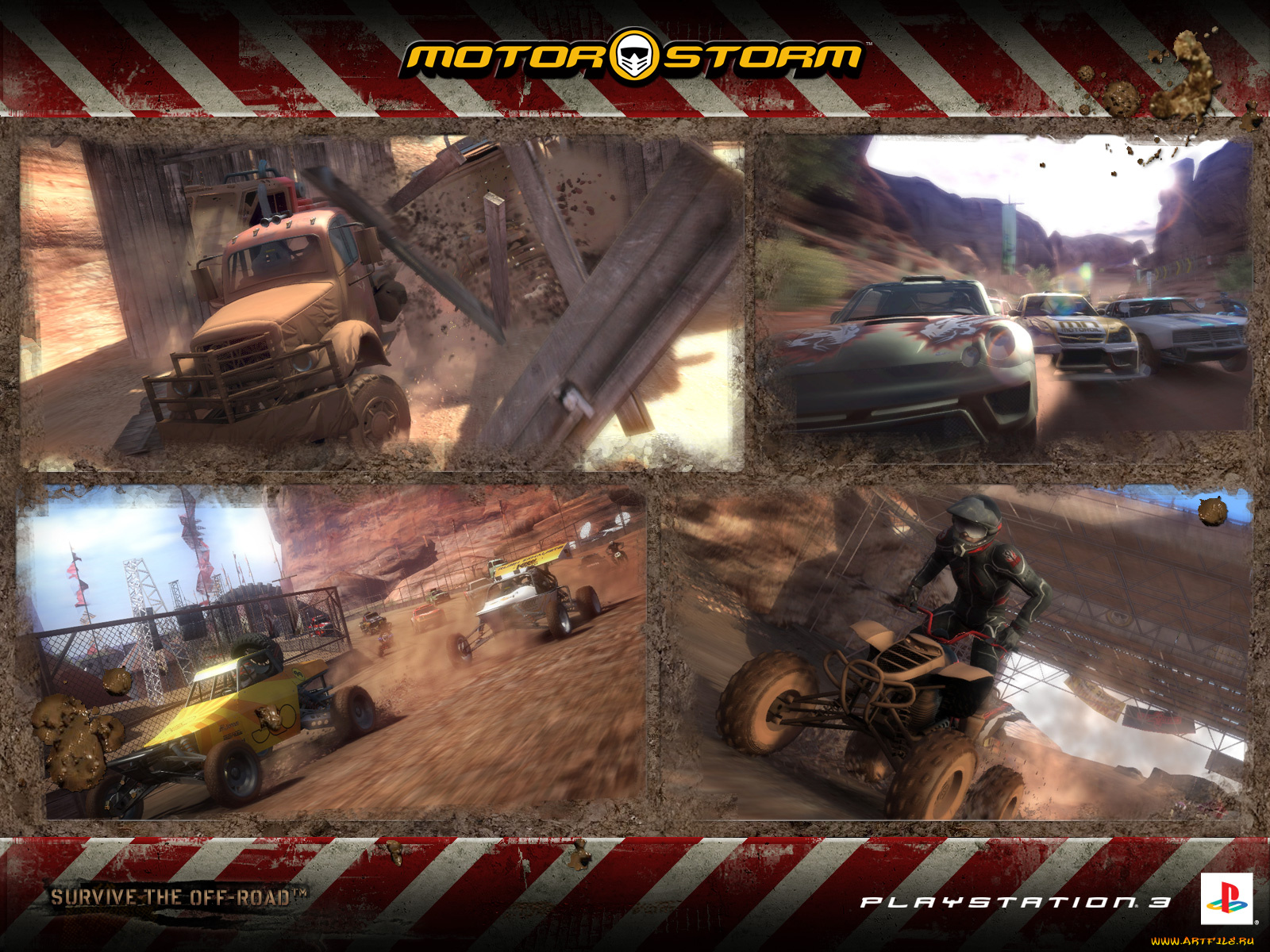 видео, игры, motorstorm