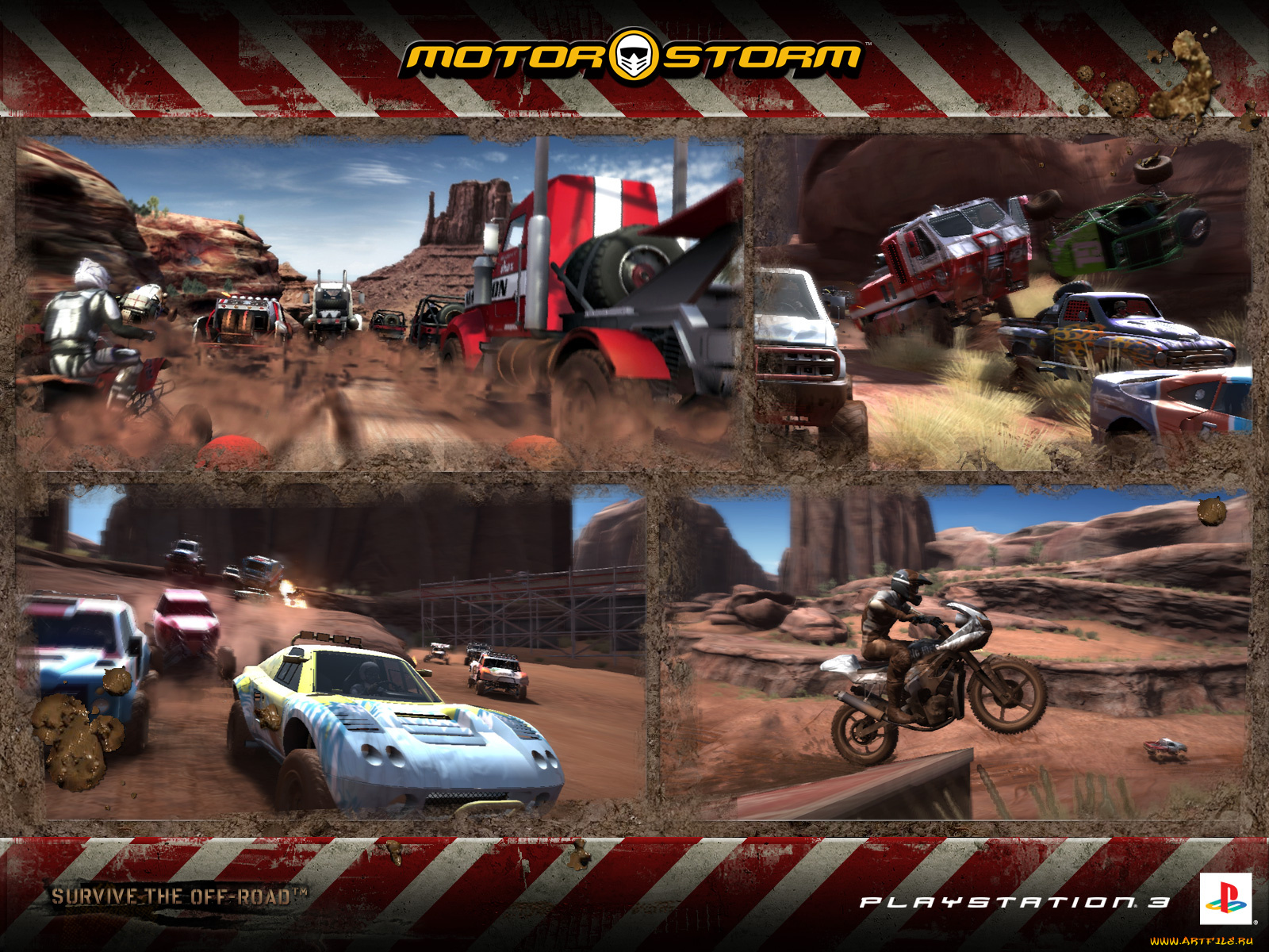 видео, игры, motorstorm