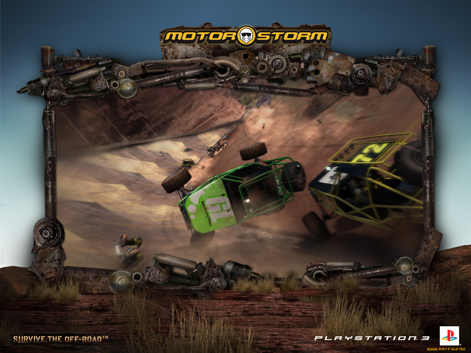 видео, игры, motorstorm